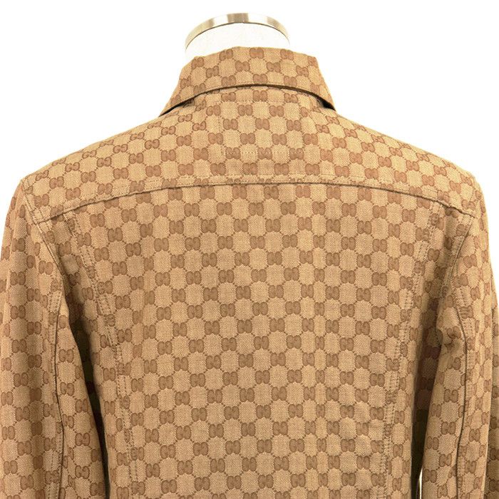 Gucci Gucci Gucci GG Supreme Cotton Jacket Leather Outerwear DUTY FREE for USA Size ONE SIZE - 15 Thumbnail