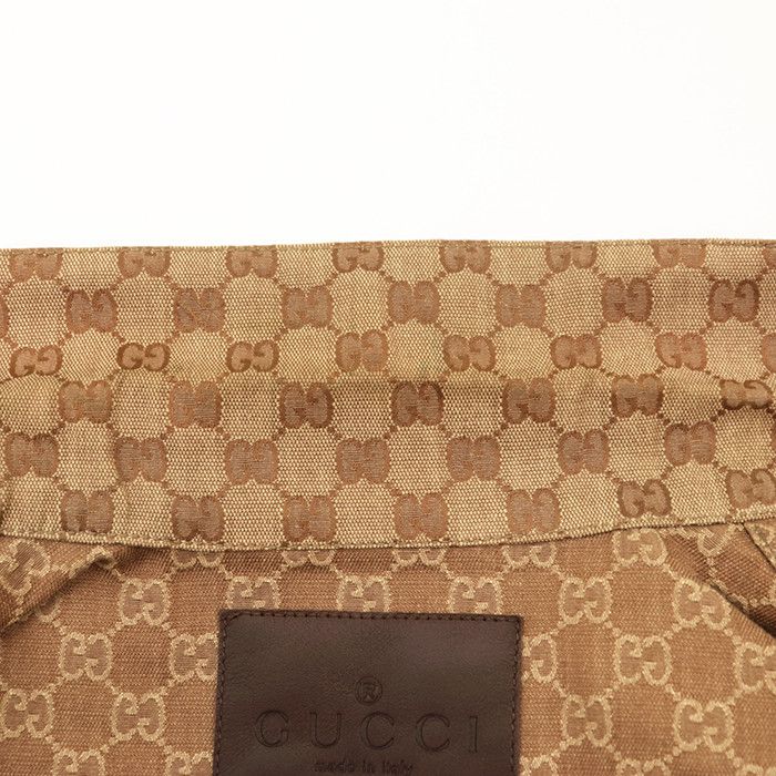Gucci Gucci Gucci GG Supreme Cotton Jacket Leather Outerwear DUTY FREE for USA Size ONE SIZE - 6 Thumbnail