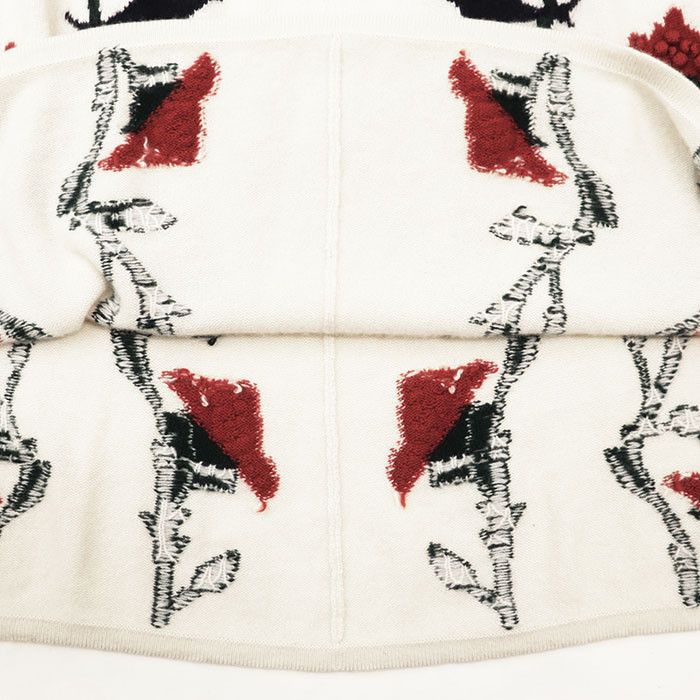 Chanel Chanel Chanel Floral Cashmere Knit Skirt Textile Skirts P52065 DUTY FREE for USA Size ONE SIZE - 9 Thumbnail