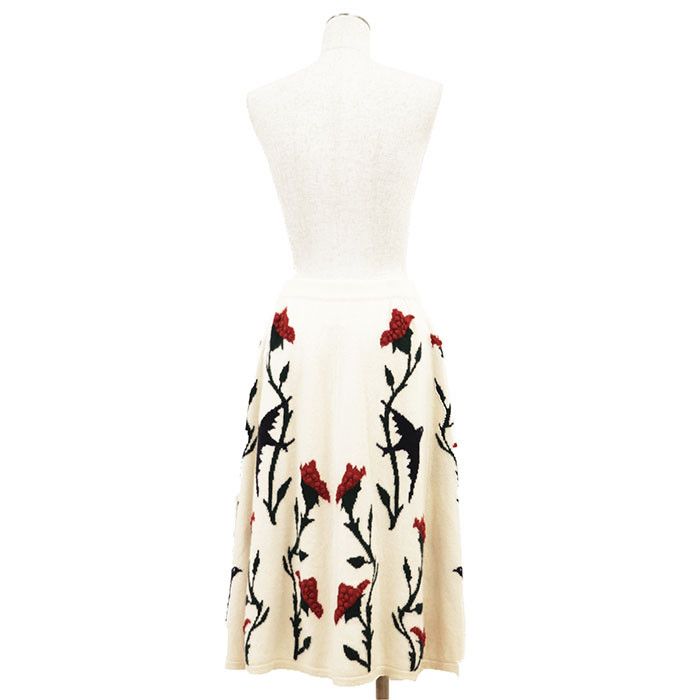 Chanel Chanel Chanel Floral Cashmere Knit Skirt Textile Skirts P52065 DUTY FREE for USA Size ONE SIZE - 6 Thumbnail