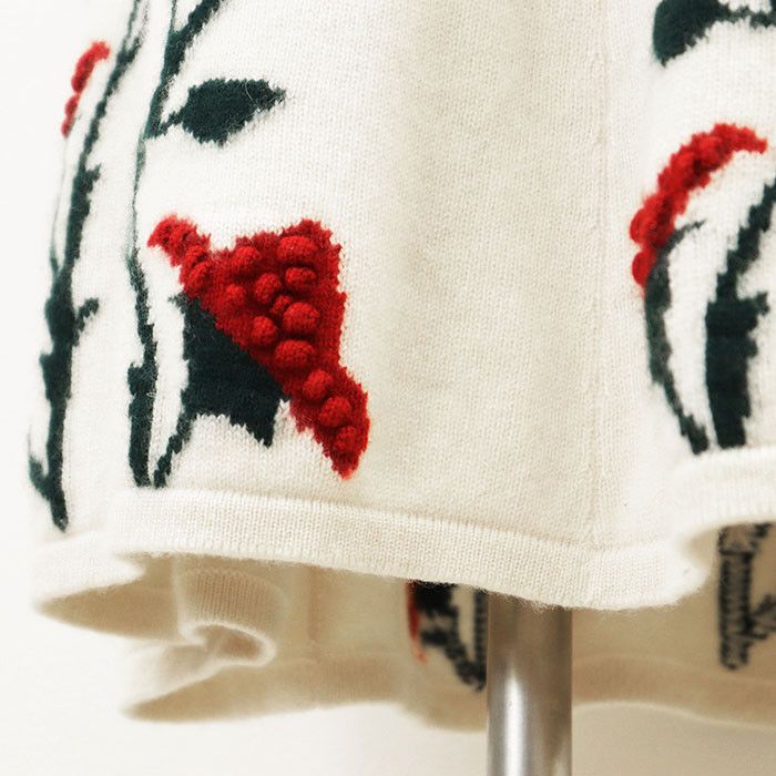 Chanel Chanel Chanel Floral Cashmere Knit Skirt Textile Skirts P52065 DUTY FREE for USA Size ONE SIZE - 8 Thumbnail