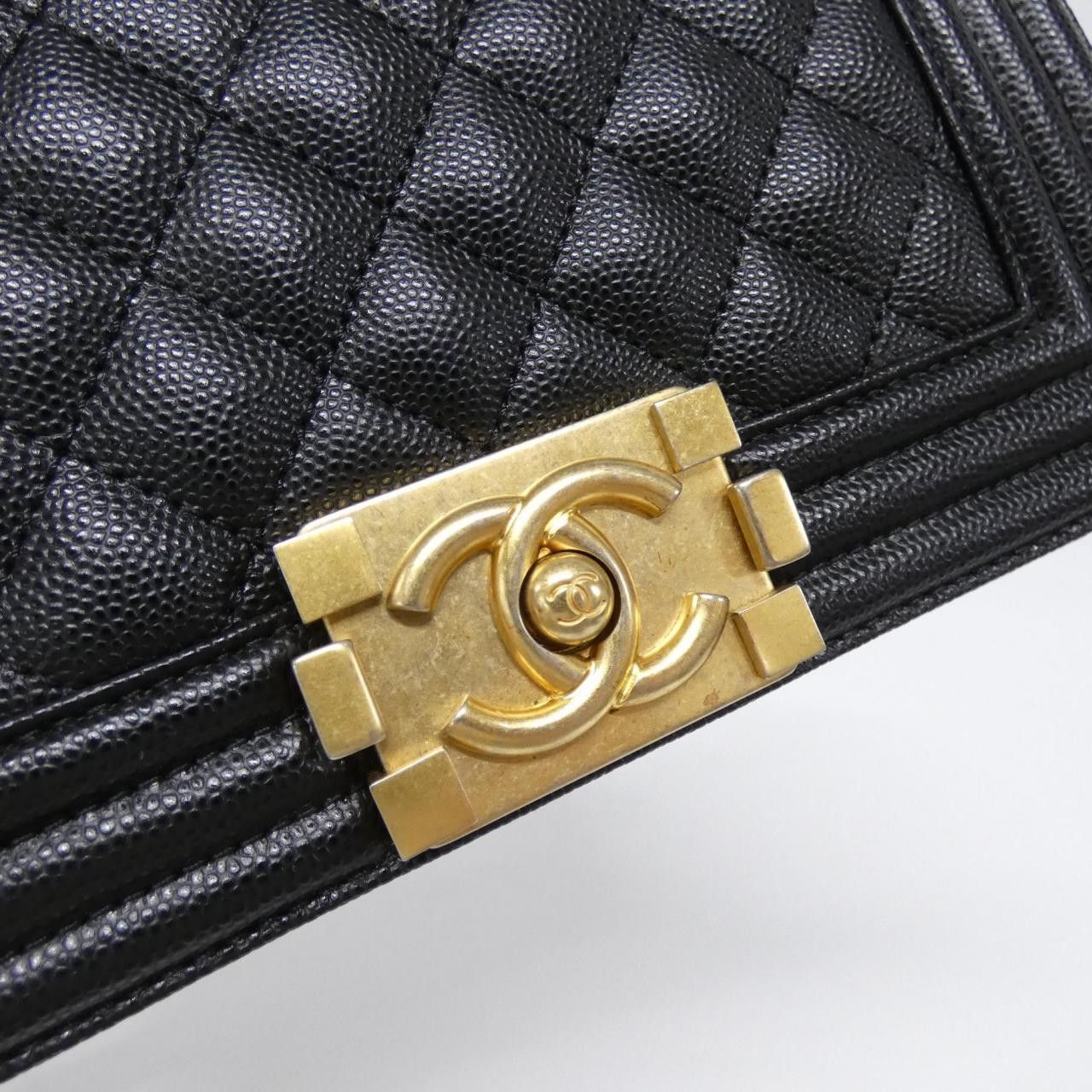 Chanel Chanel Chanel Boy Chanel Grained Calf Shoulder Bag Leather Shoulder Bag 67085 DUTY FREE for USA Size ONE SIZE - 4 Thumbnail