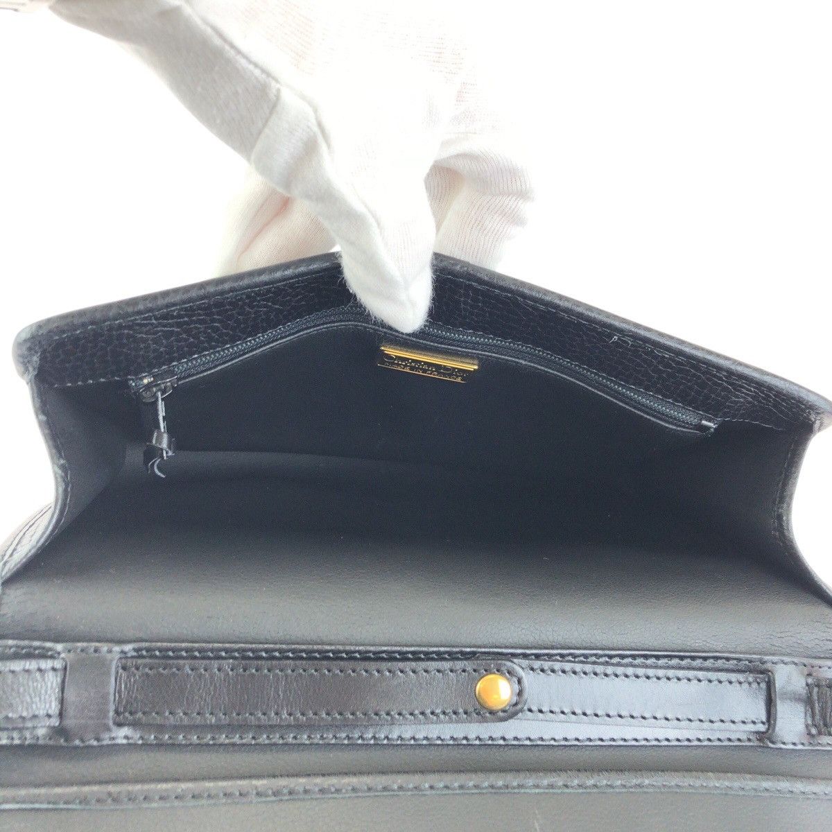 Dior Dior Christian Dior Leather Shoulder Bag Leather Shoulder Bag DUTY FREE for USA Size ONE SIZE - 8 Thumbnail