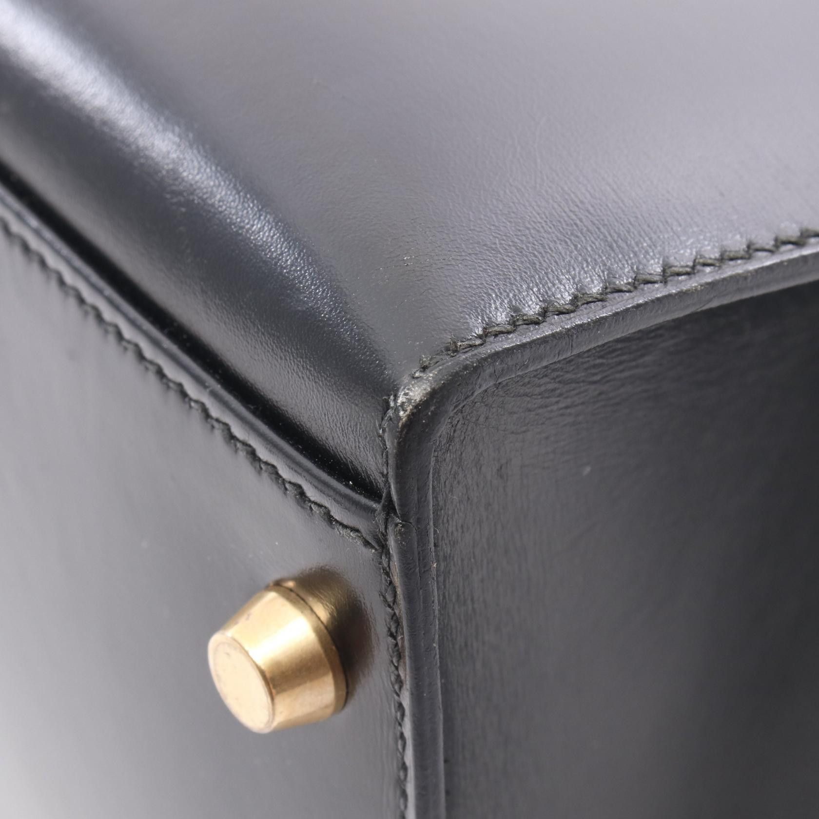 Hermes Hermes Hermes Kelly32 Box Calf Leather Handbag Stamp Y (1995) DUTY FREE for USA Size ONE SIZE - 9 Thumbnail