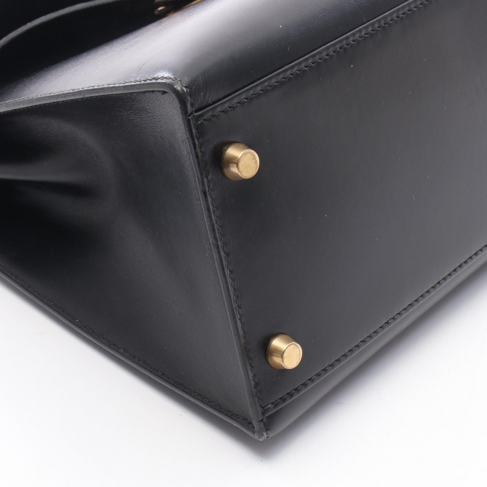 Hermes Hermes Hermes Kelly32 Box Calf Leather Handbag Stamp Y (1995) DUTY FREE for USA Size ONE SIZE - 8 Thumbnail