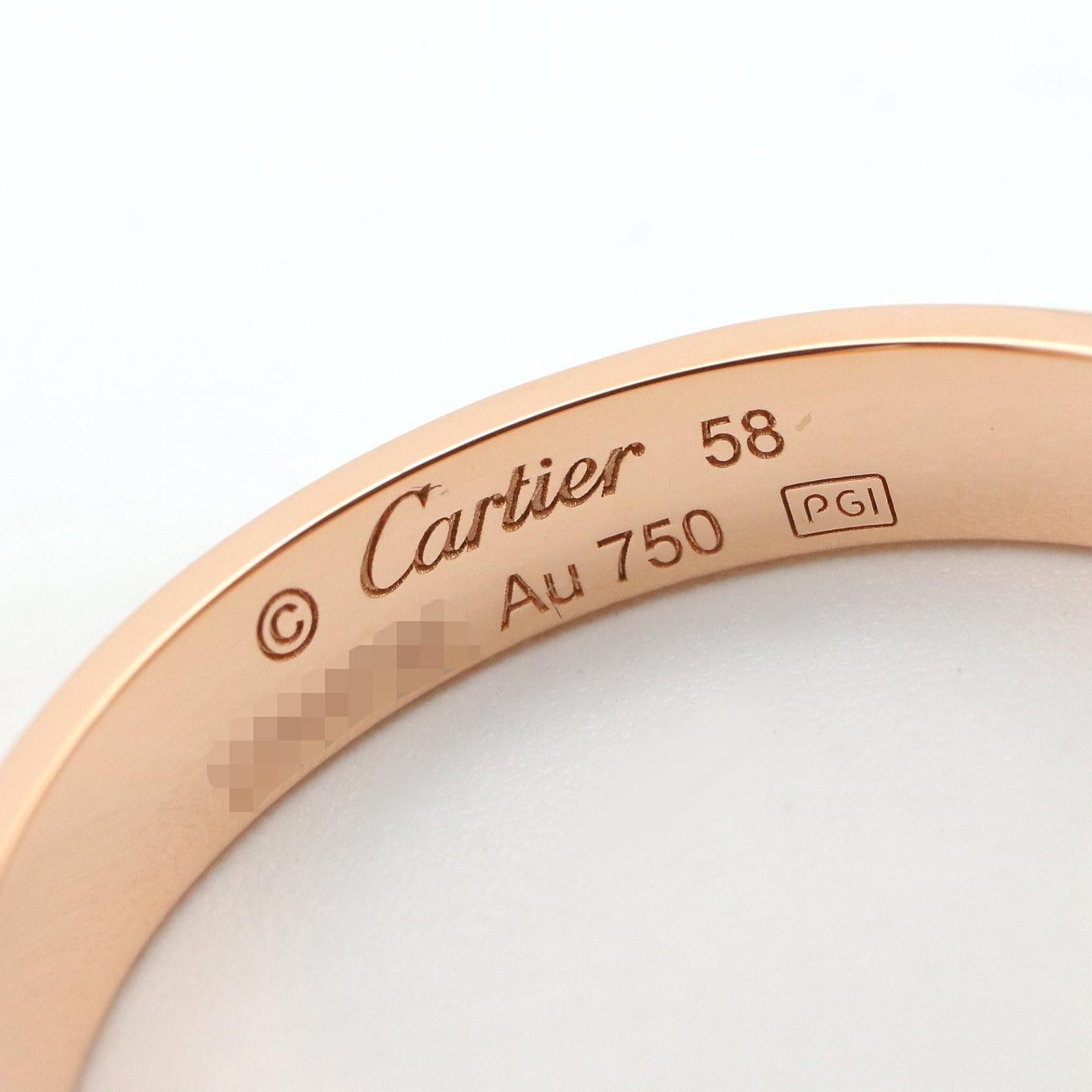 Cartier Cartier Cartier Mini Love Au750 Pink Gold Ring Size 17 Precious Metal Ring B4085200 DUTY FREE for USA Size ONE SIZE - 4 Thumbnail
