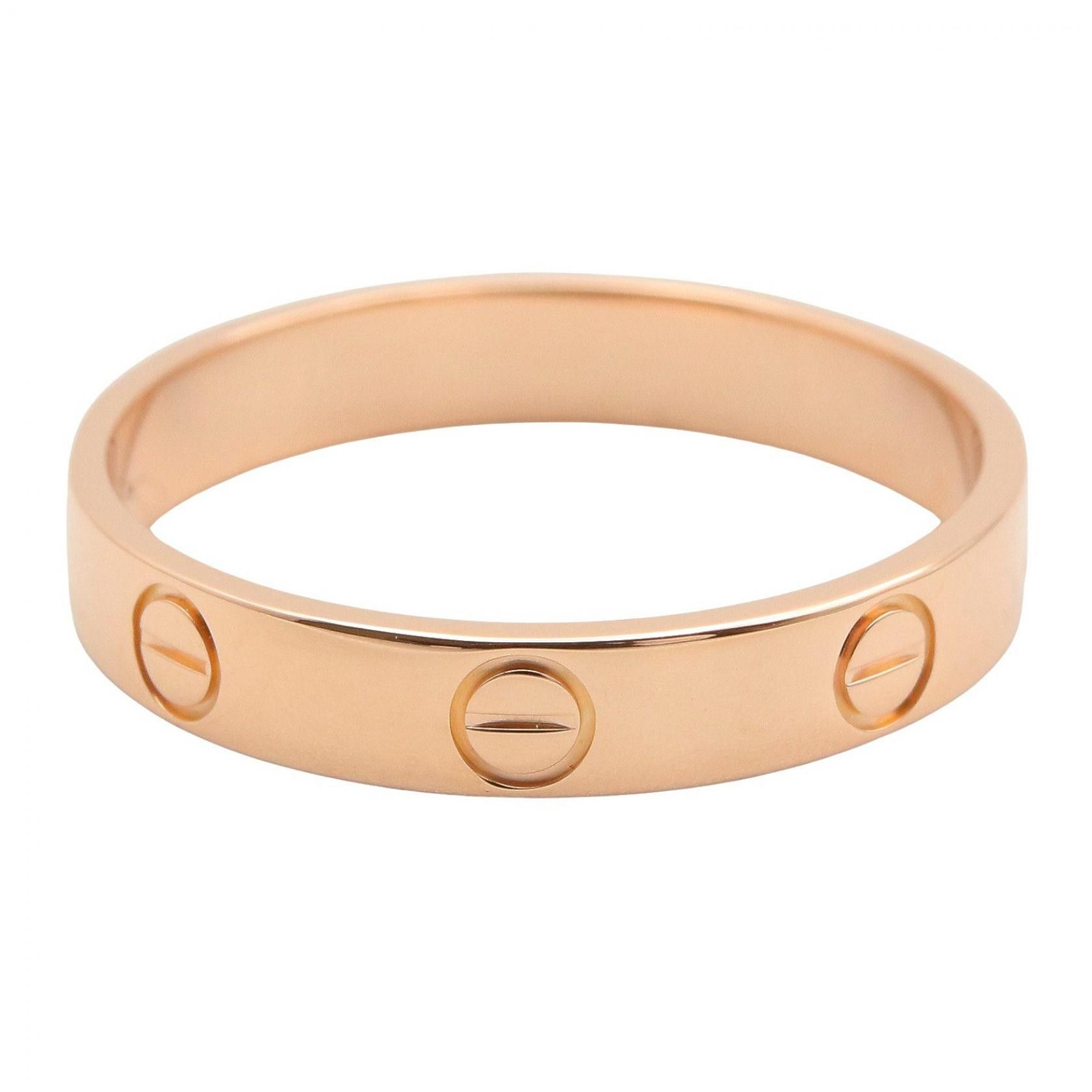 Cartier Cartier Cartier Mini Love Au750 Pink Gold Ring Size 17 Precious Metal Ring B4085200 DUTY FREE for USA Size ONE SIZE - 2 Thumbnail