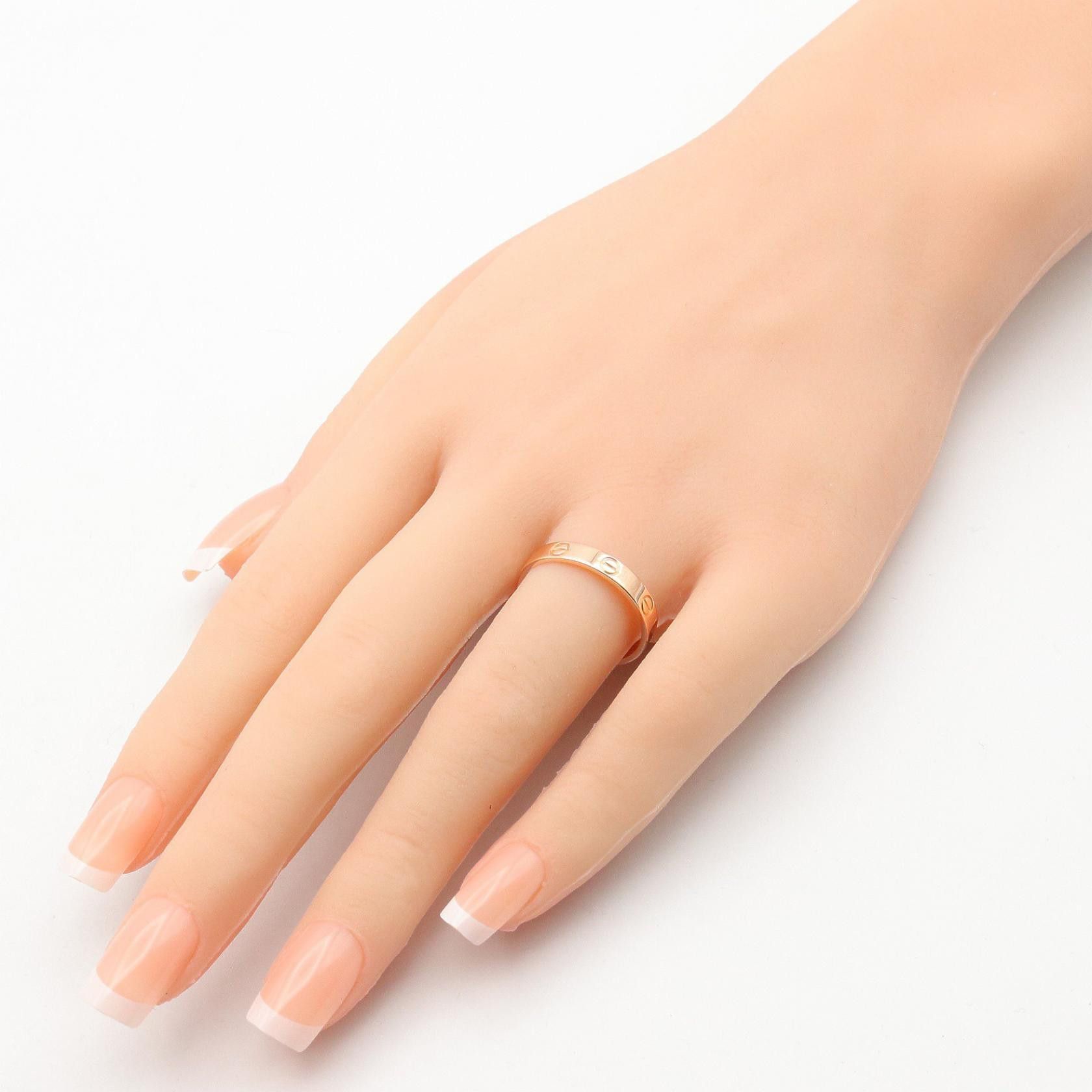 Cartier Cartier Cartier Mini Love Au750 Pink Gold Ring Size 17 Precious Metal Ring B4085200 DUTY FREE for USA Size ONE SIZE - 7 Thumbnail