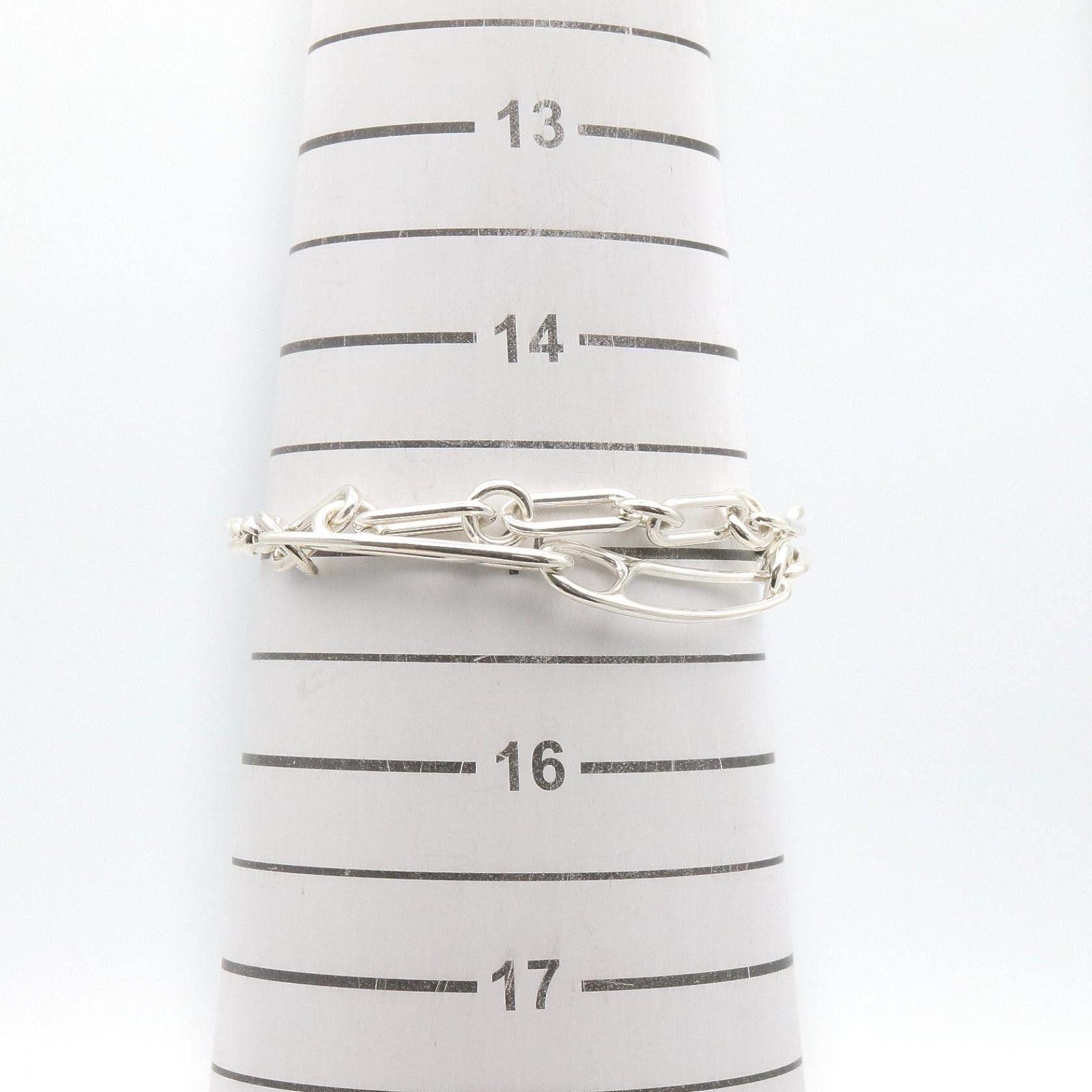 Hermes Hermes Hermes Chaine d Ancre Punk Silver Bracelet Precious Metal Bracelet DUTY FREE for USA Size ONE SIZE - 5 Thumbnail
