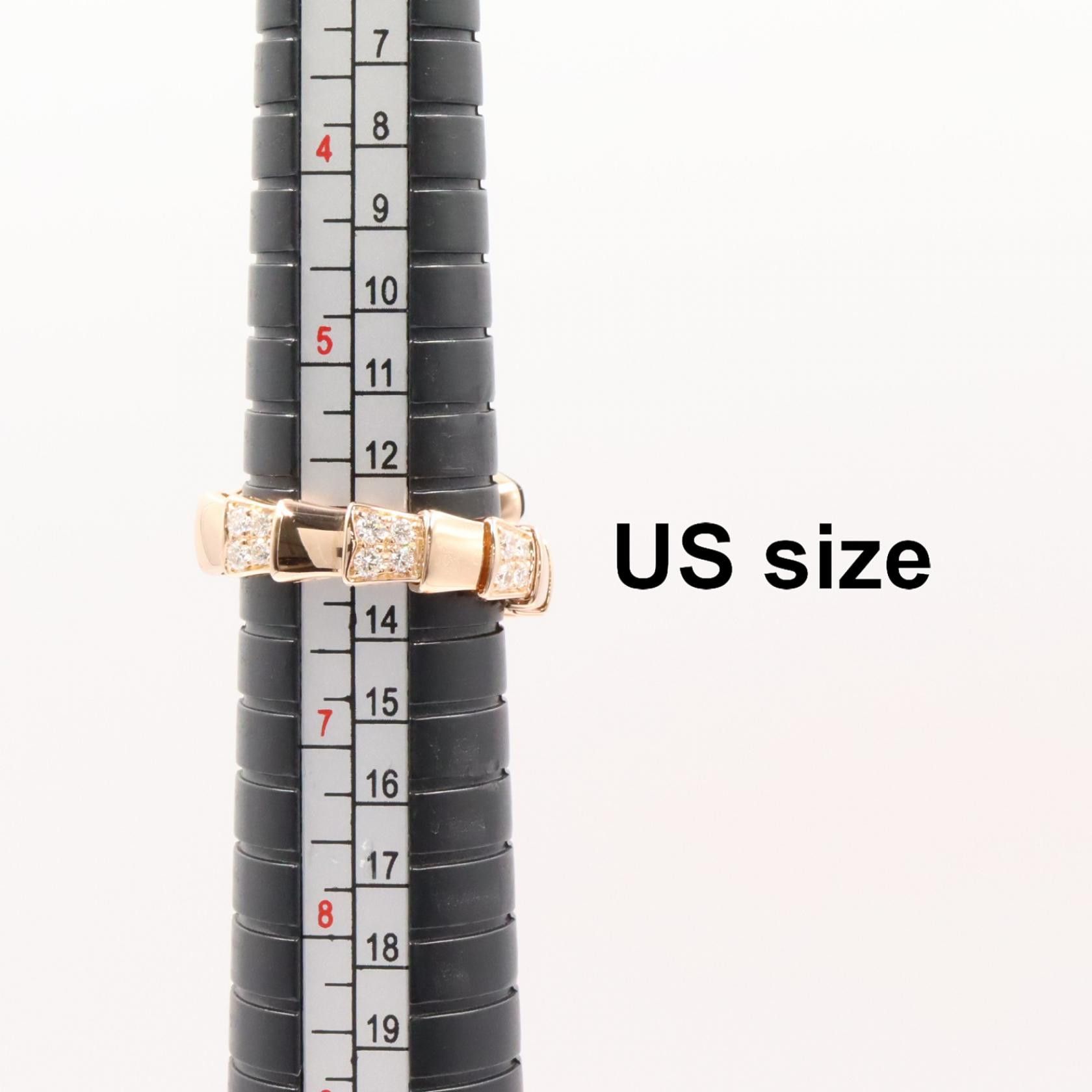 Bvlgari Bvlgari BVLGARI Serpenti Viper Au750 Pink Gold Diamond Onyx Ring Size 11.5 Precious Metal Ring DUTY FREE for USA Size ONE SIZE - 6 Thumbnail