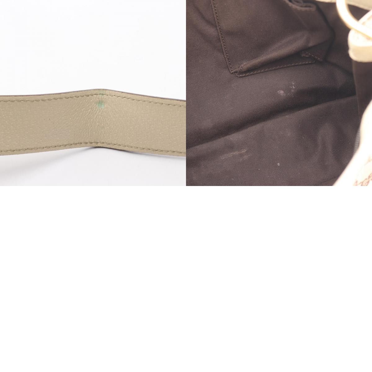 Gucci Gucci Gucci GG Canvas Shoulder Bag Leather Shoulder Bag 120841 DUTY FREE for USA Size ONE SIZE - 10 Thumbnail