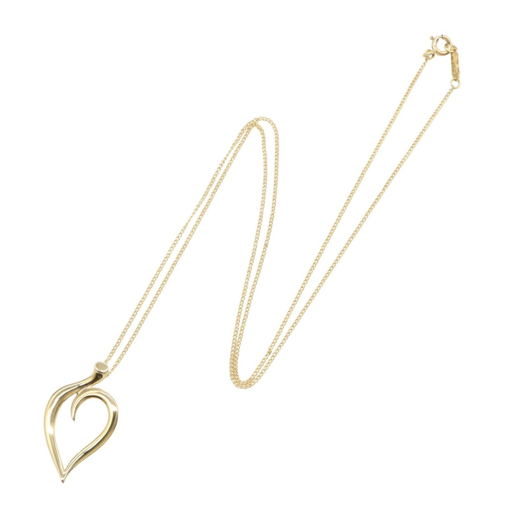 Tiffany & Co. Tiffany & Co. Tiffany & Co. Leaf Heart Au750 Necklace Precious Metal Necklace DUTY FREE for USA Size ONE SIZE - 2 Thumbnail