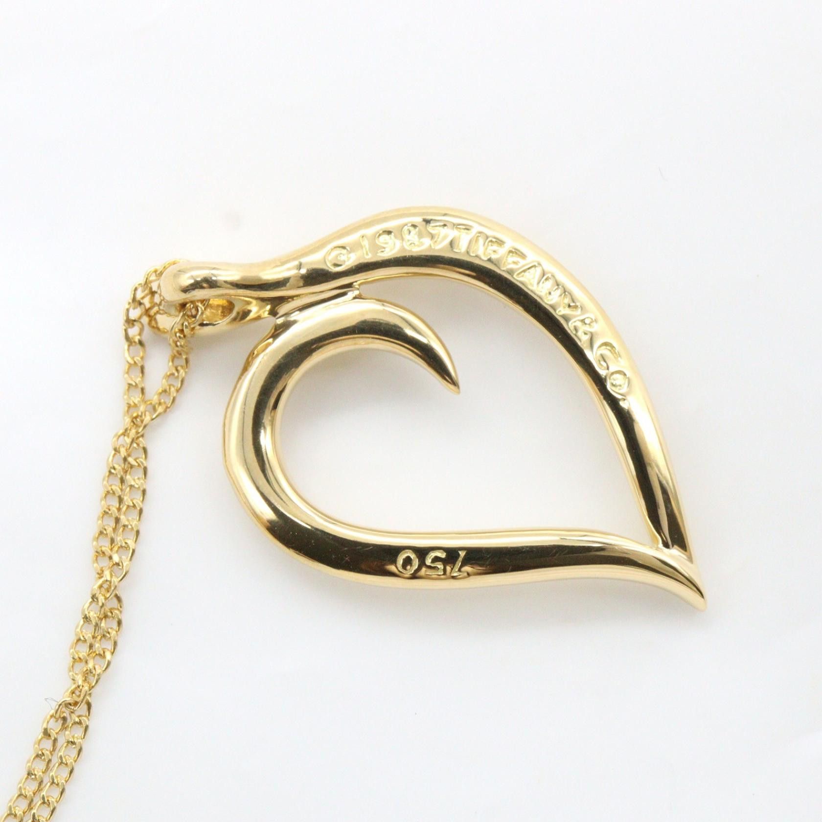 Tiffany & Co. Tiffany & Co. Tiffany & Co. Leaf Heart Au750 Necklace Precious Metal Necklace DUTY FREE for USA Size ONE SIZE - 5 Thumbnail
