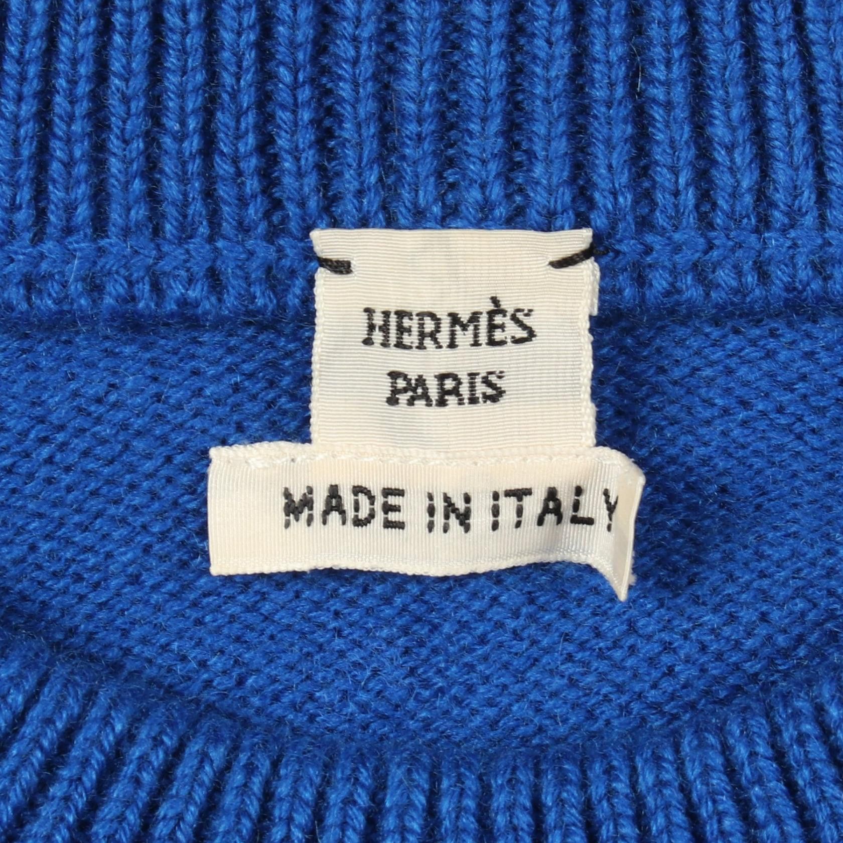 Hermes Hermes Hermes FUNNY ICE CREAM Cashmere Knitwear Textile Tops DUTY FREE for USA Size ONE SIZE - 3 Thumbnail