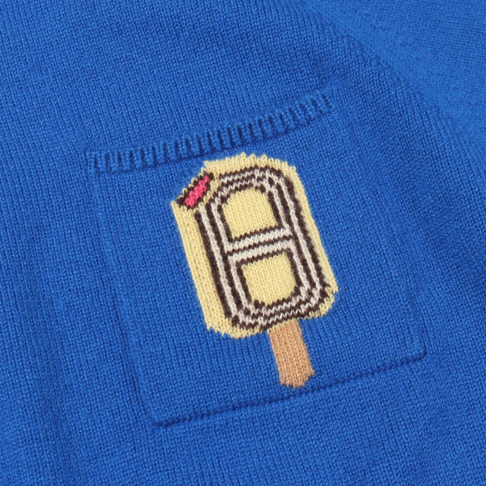 Hermes Hermes Hermes FUNNY ICE CREAM Cashmere Knitwear Textile Tops DUTY FREE for USA Size ONE SIZE - 5 Thumbnail