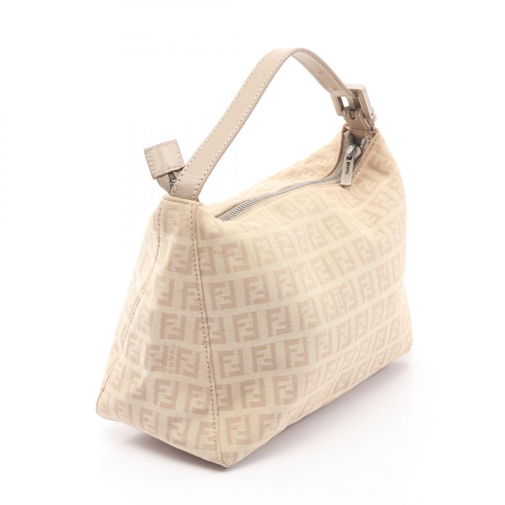 Fendi Fendi FENDI Zucchino Canvas Leather Handbag Textile Handbag 8N0005 DUTY FREE for USA Size ONE SIZE - 2 Thumbnail