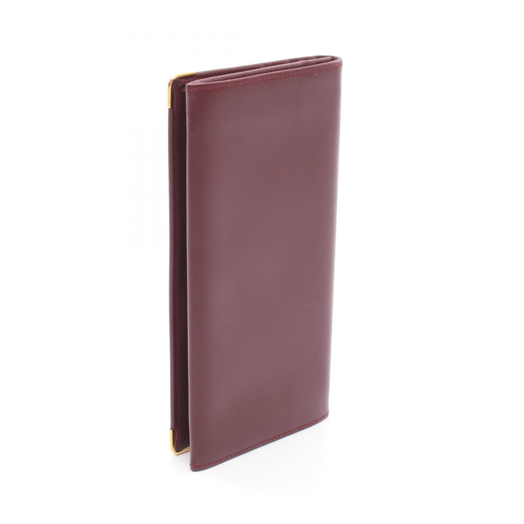 Cartier Cartier Cartier Must Line Leather Long Wallet Leather Long Wallet DUTY FREE for USA Size ONE SIZE - 2 Thumbnail