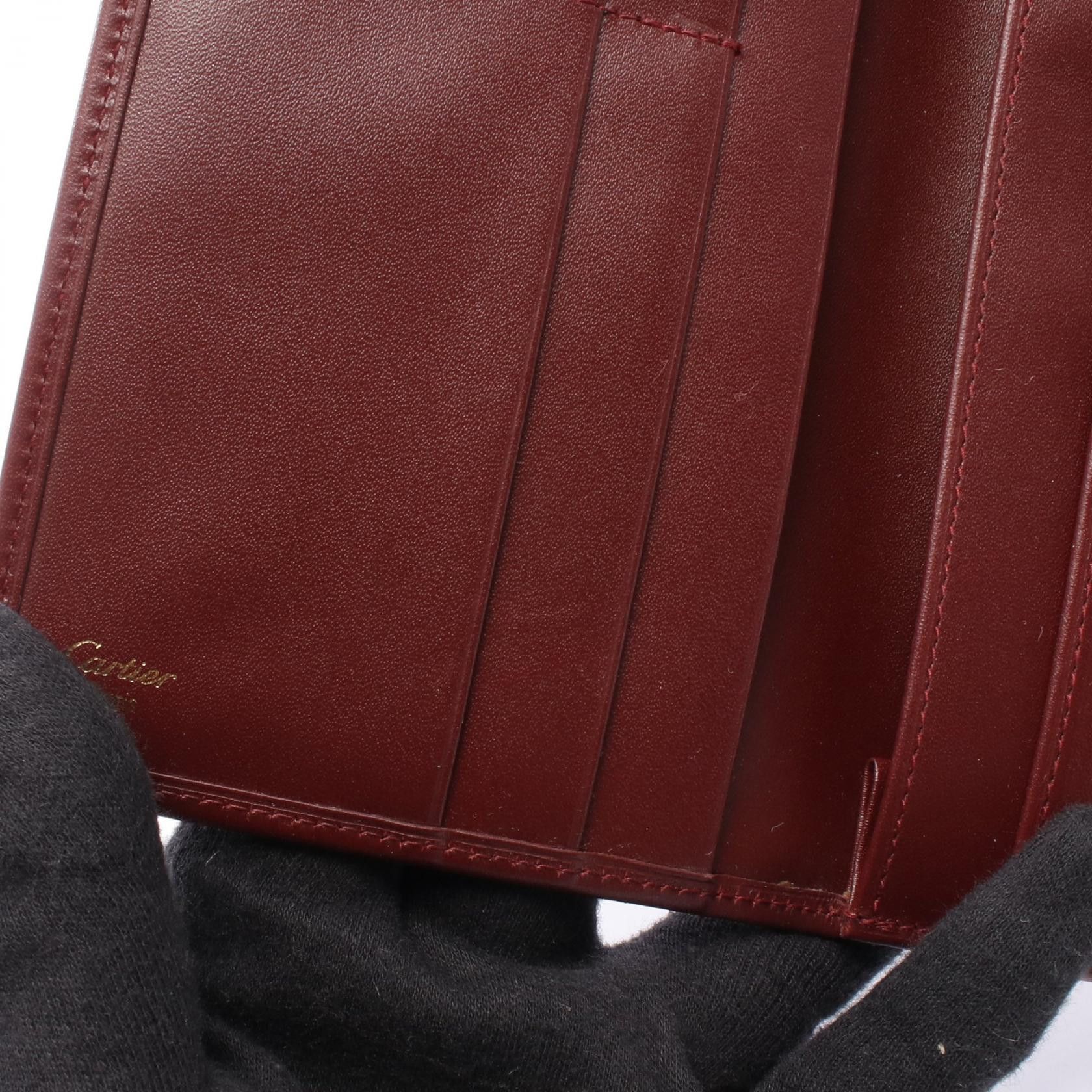 Cartier Cartier Cartier Must Line Leather Long Wallet Leather Long Wallet DUTY FREE for USA Size ONE SIZE - 6 Thumbnail