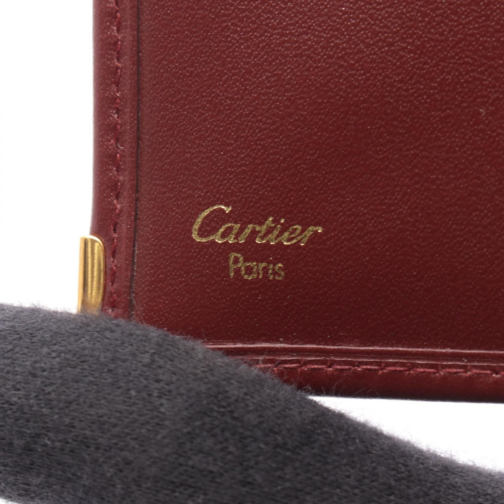 Cartier Cartier Cartier Must Line Leather Long Wallet Leather Long Wallet DUTY FREE for USA Size ONE SIZE - 4 Thumbnail