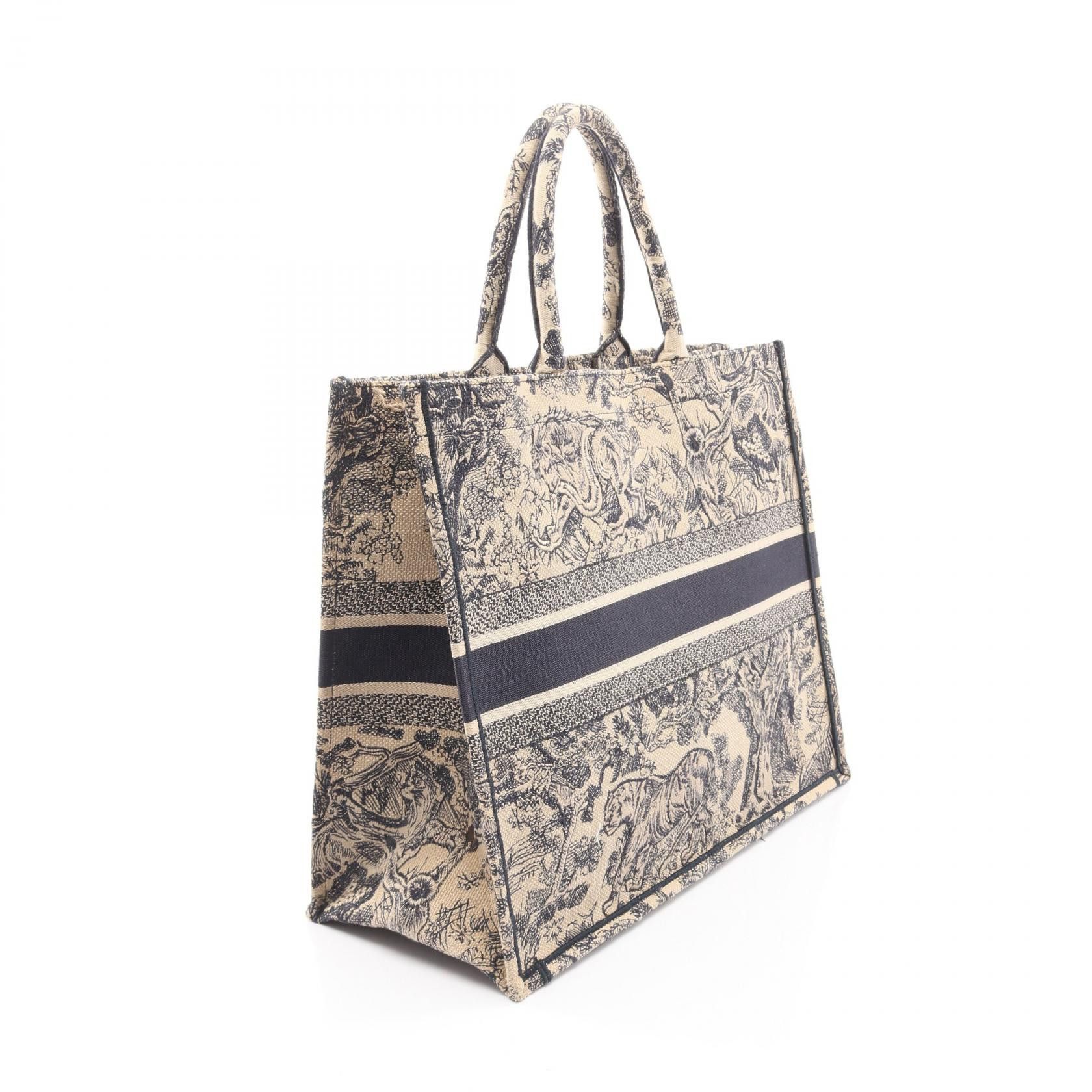 Dior Dior Christian Dior BOOK TOTE Canvas Tote Bag Textile Tote Bag DUTY FREE for USA Size ONE SIZE - 2 Thumbnail