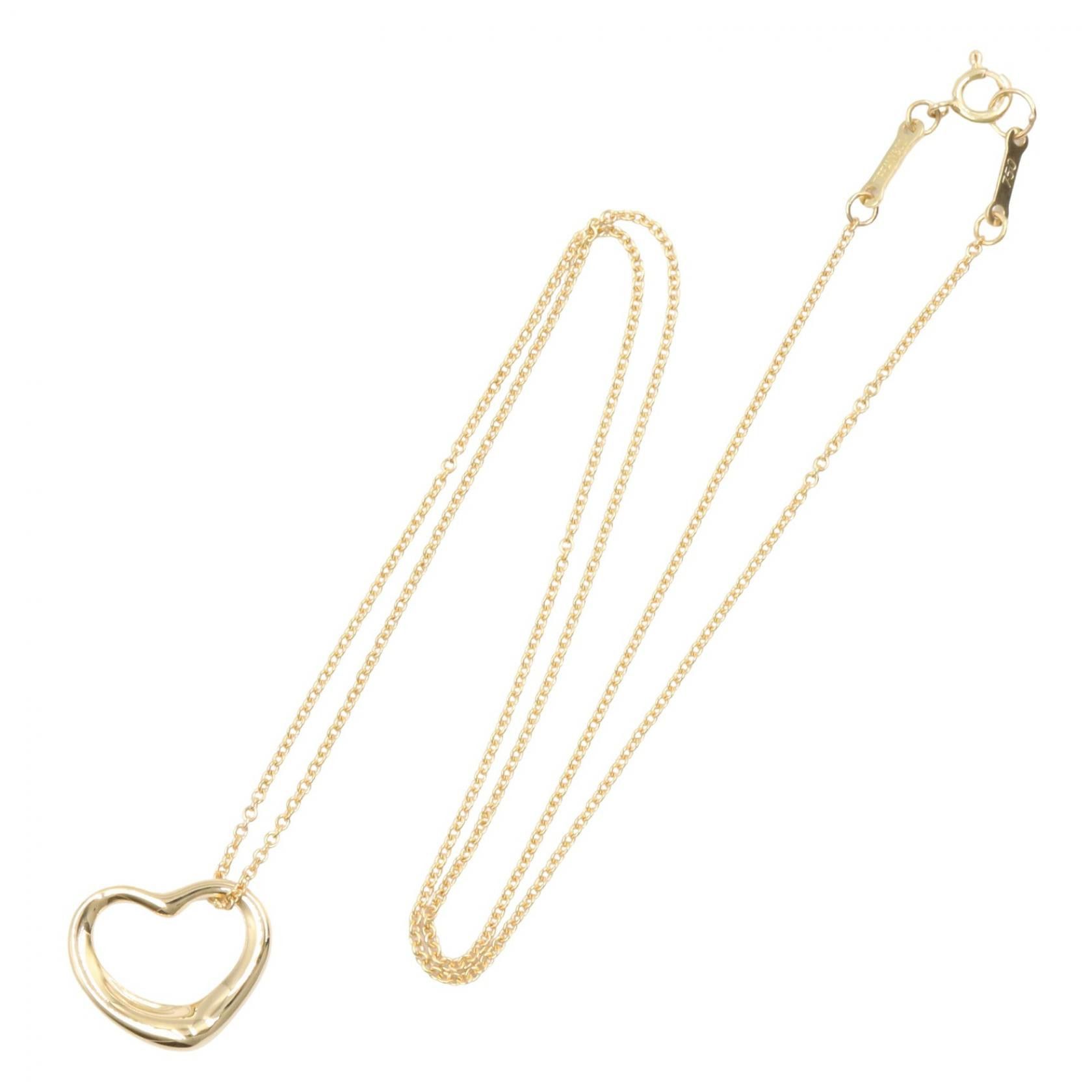 Tiffany & Co. Tiffany & Co. Tiffany & Co. Open Heart Au750 Necklace Precious Metal Necklace DUTY FREE for USA Size ONE SIZE - 2 Thumbnail