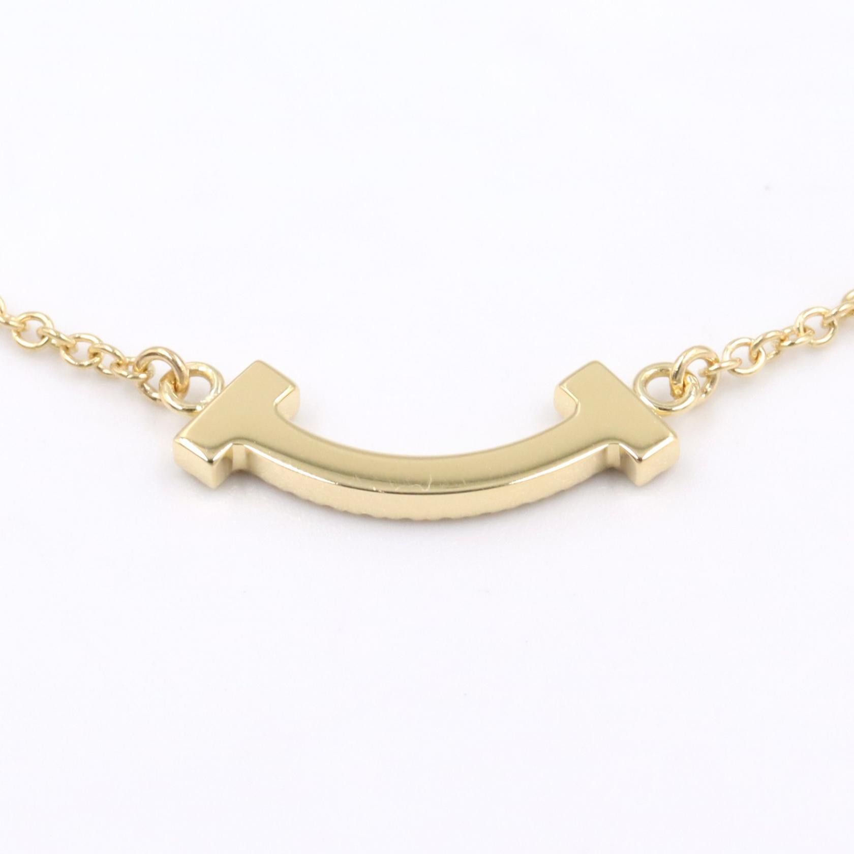 Tiffany & Co. Tiffany & Co. Tiffany & Co. T Smile Mini Au750 Diamond Necklace Precious Metal Necklace DUTY FREE for USA Size ONE SIZE - 6 Thumbnail