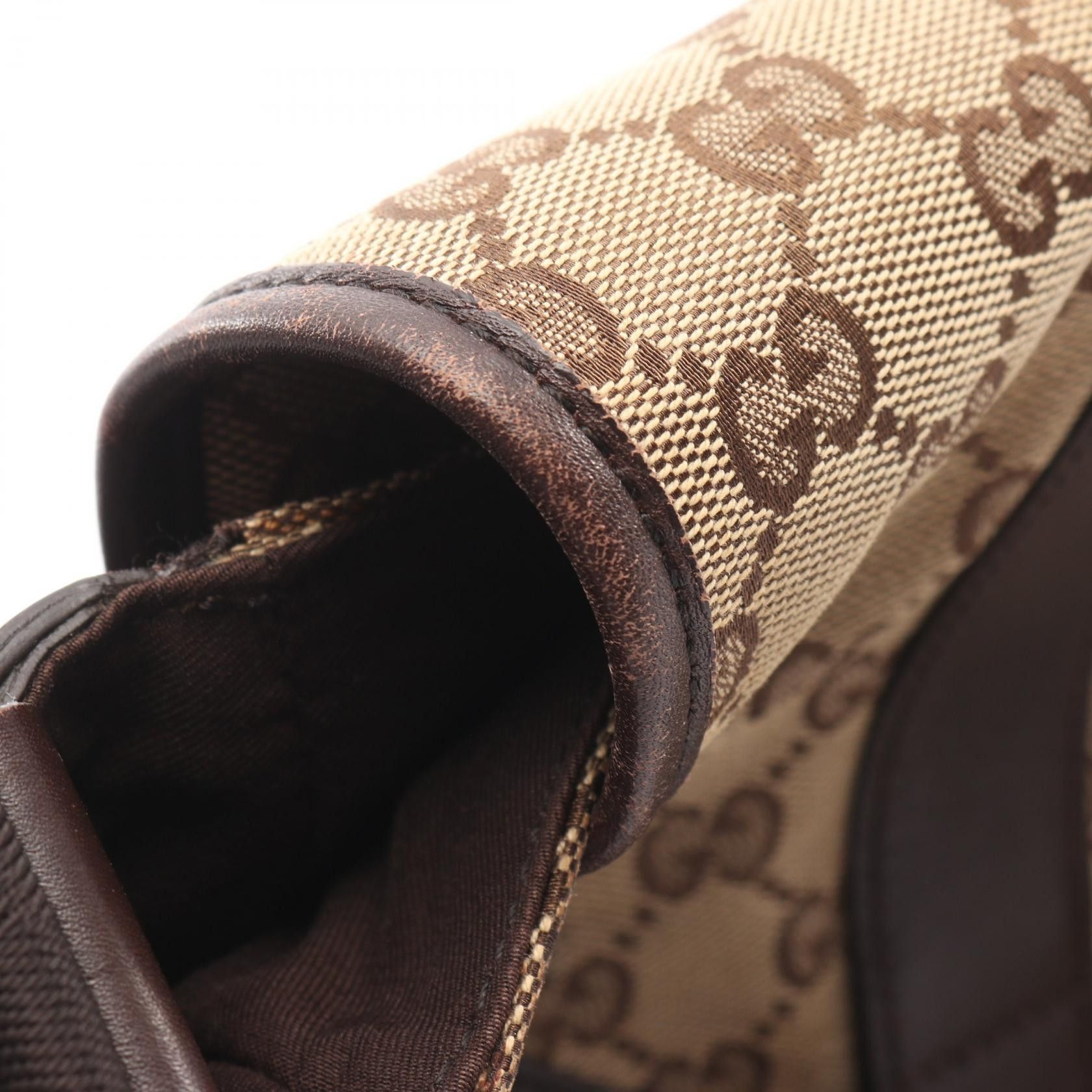 Gucci Gucci Gucci GG Canvas Leather Shoulder Bag Textile Shoulder Bag 145859 DUTY FREE for USA Size ONE SIZE - 9 Thumbnail