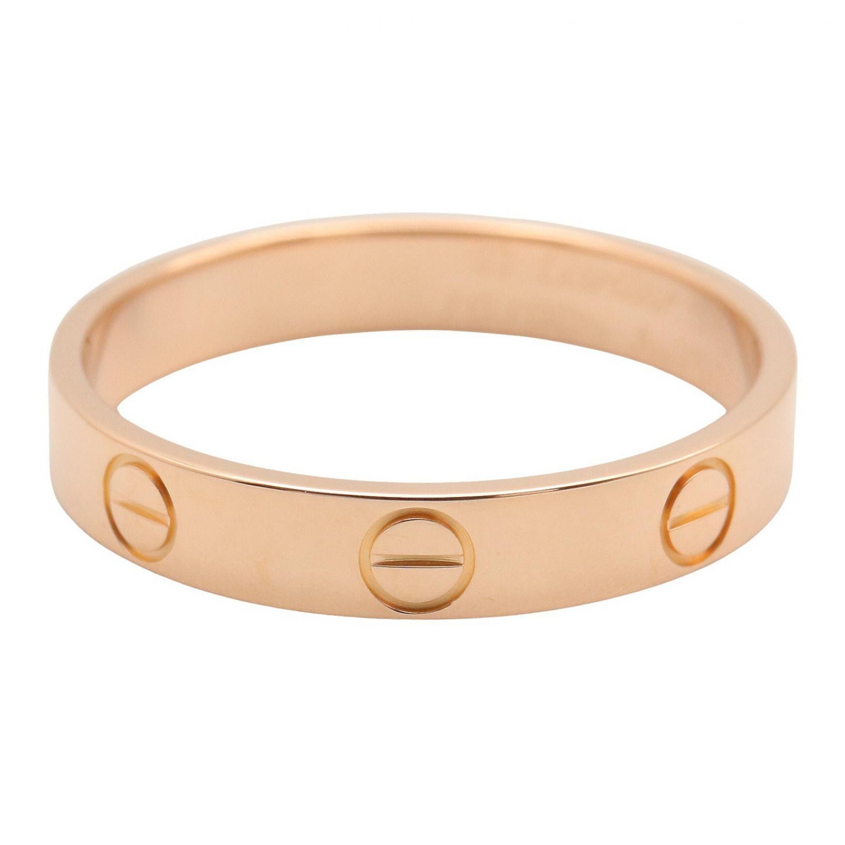 Cartier Cartier Cartier Mini Love Au750 Ring Size 57 Precious Metal Ring B4085200 DUTY FREE for USA Size ONE SIZE - 2 Thumbnail