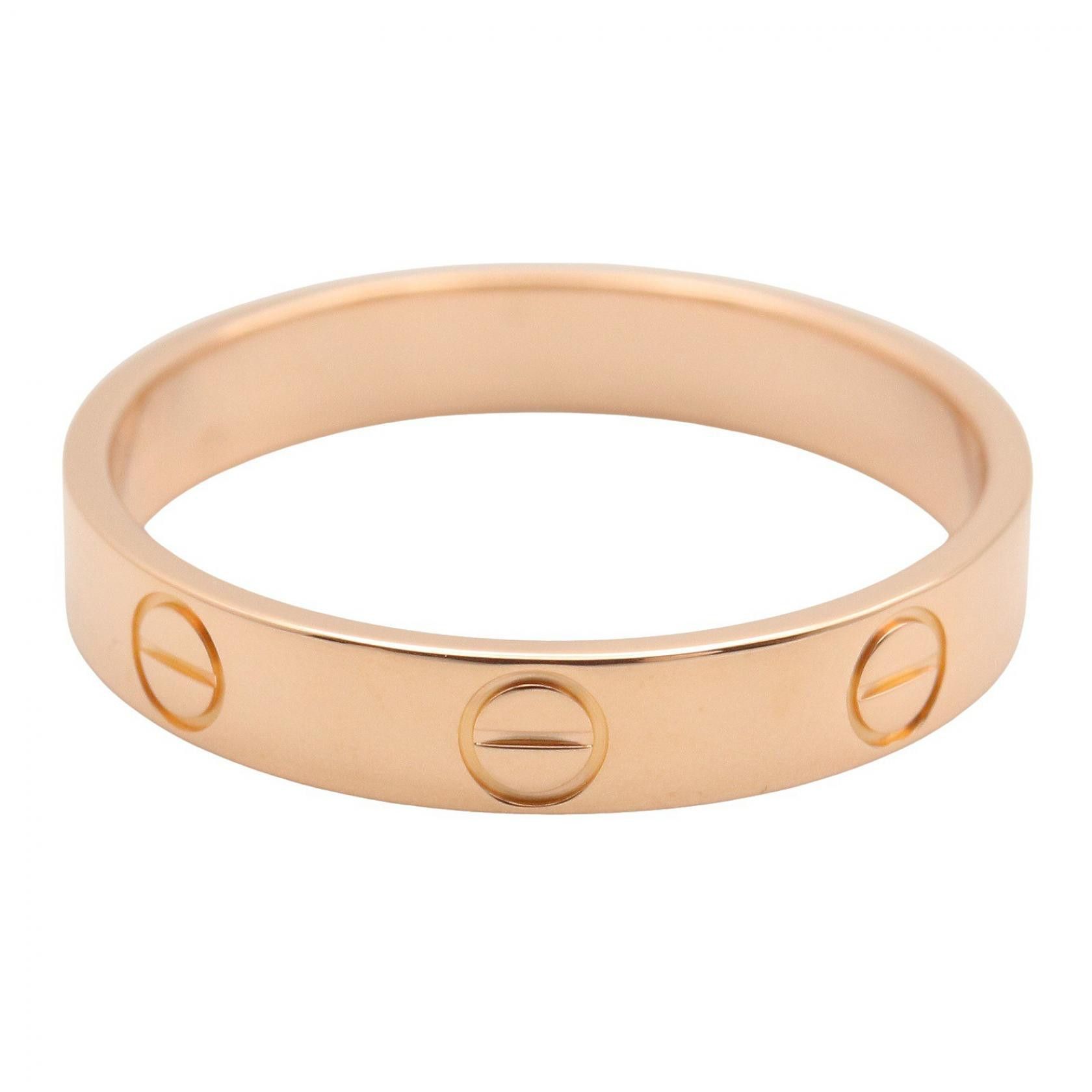 Cartier Cartier Cartier Mini Love Au750 Ring Size 57 Precious Metal Ring B4085200 DUTY FREE for USA Size ONE SIZE - 3 Thumbnail