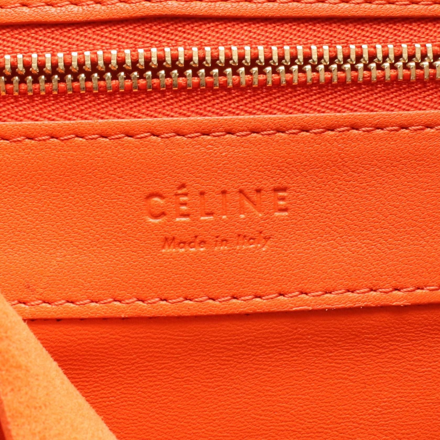 Celine Celine CELINE Horizontal Cabas Leather Tote Bag Leather Tote Bag DUTY FREE for USA Size ONE SIZE - 4 Thumbnail