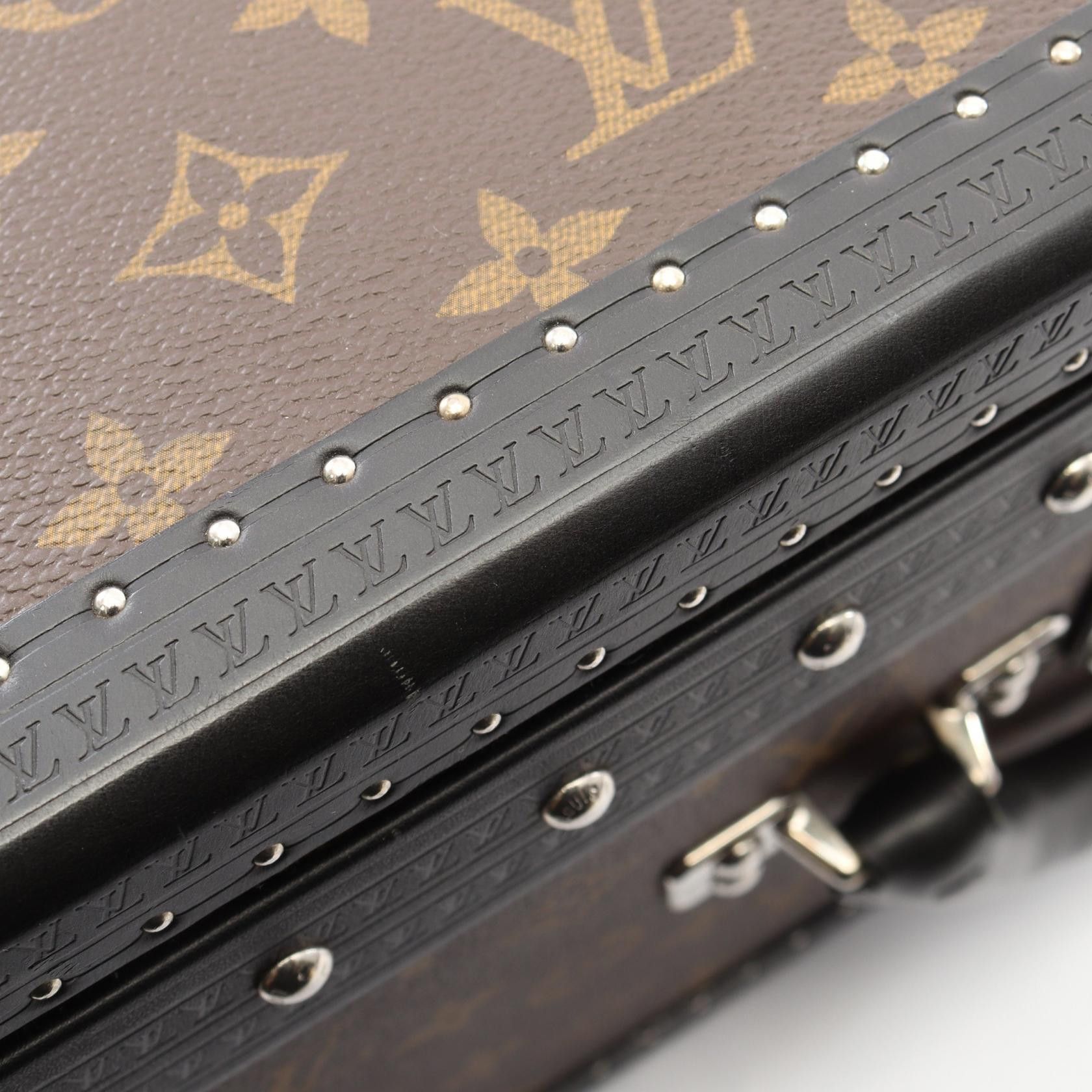 Louis Vuitton Louis Vuitton Louis Vuitton Alzer Monogram Macassar Coated Canvas Suitcase Textile Travel Bag DUTY FREE for USA Size ONE SIZE - 6 Thumbnail