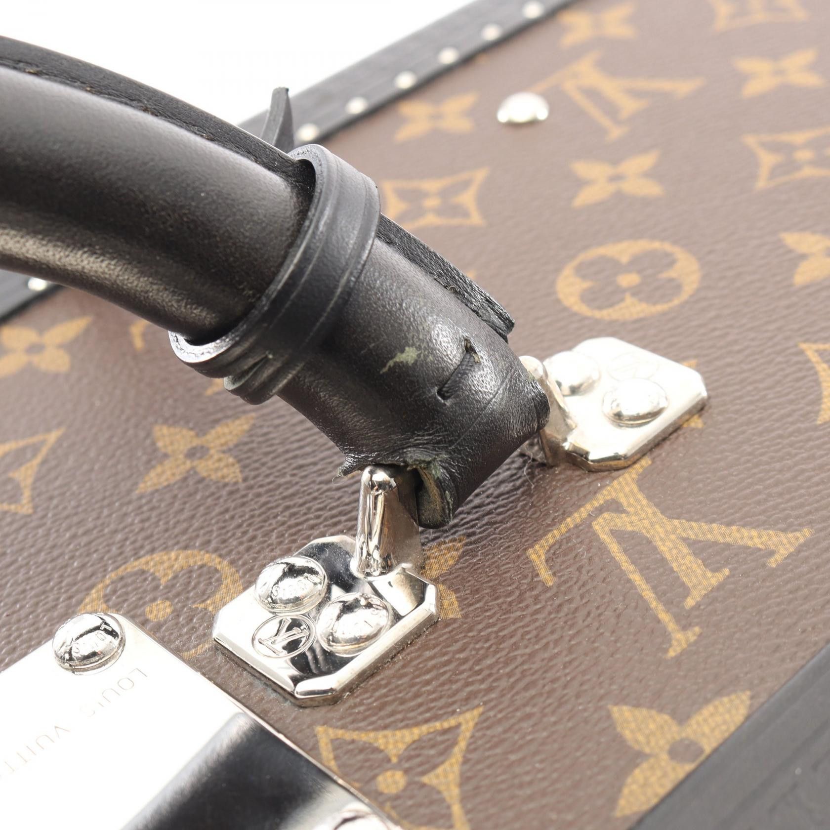 Louis Vuitton Louis Vuitton Louis Vuitton Alzer Monogram Macassar Coated Canvas Suitcase Textile Travel Bag DUTY FREE for USA Size ONE SIZE - 10 Thumbnail