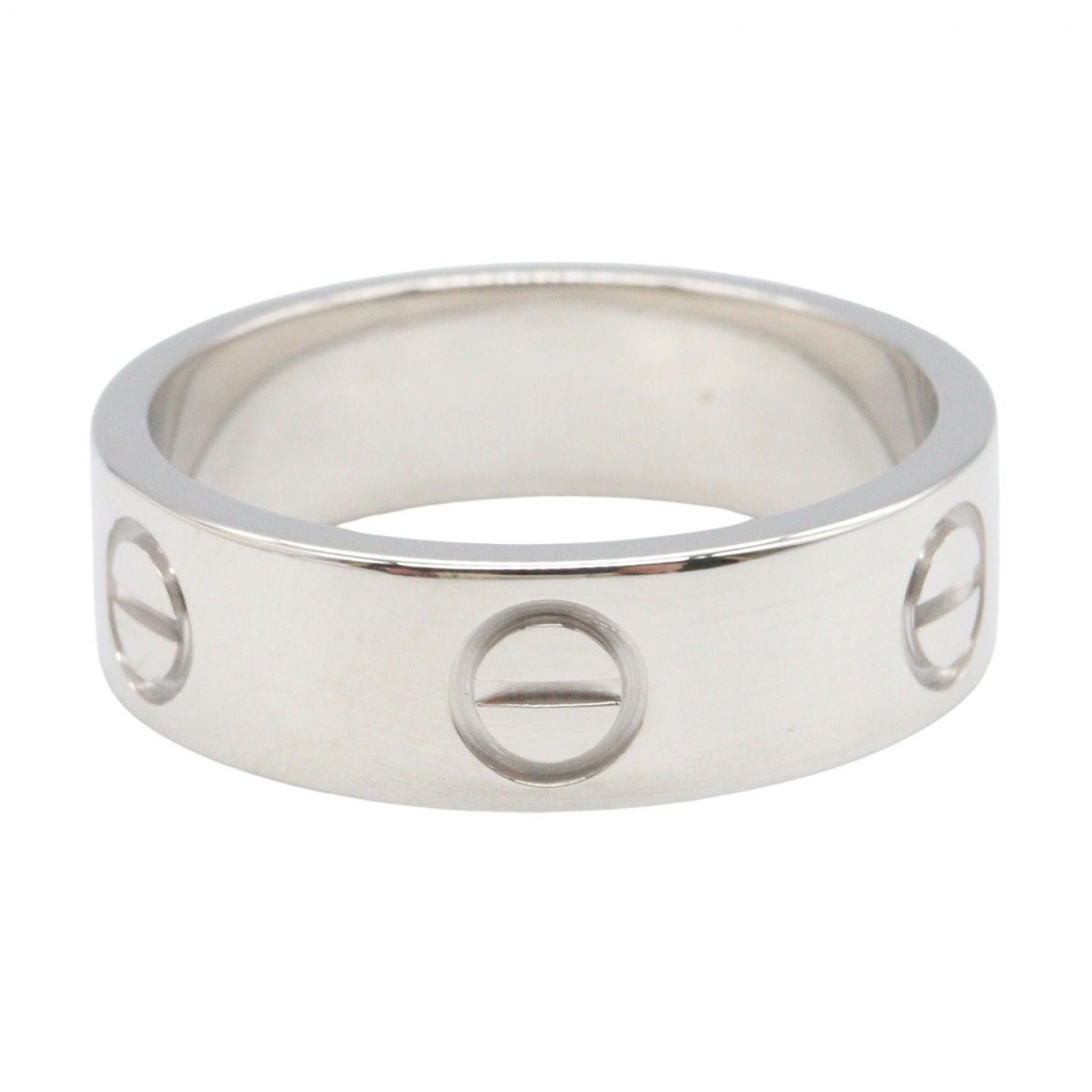 Cartier Cartier Cartier Love Au750 White Gold Ring Size 11 Precious Metal Ring DUTY FREE for USA Size ONE SIZE - 2 Thumbnail