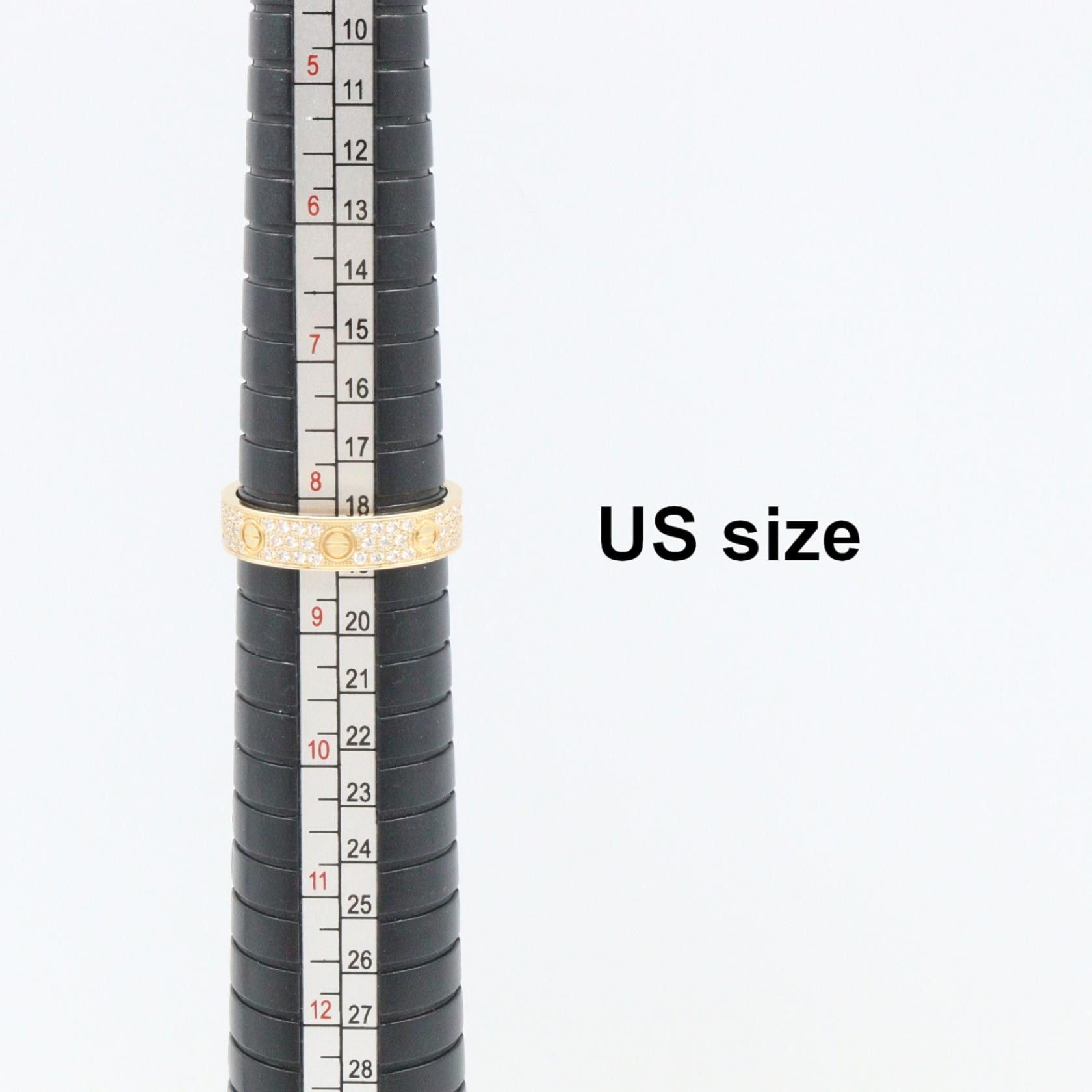 Cartier Cartier Cartier Love Au750 Diamond Ring Size 17 Precious Metal Ring B4083300 DUTY FREE for USA Size ONE SIZE - 5 Thumbnail