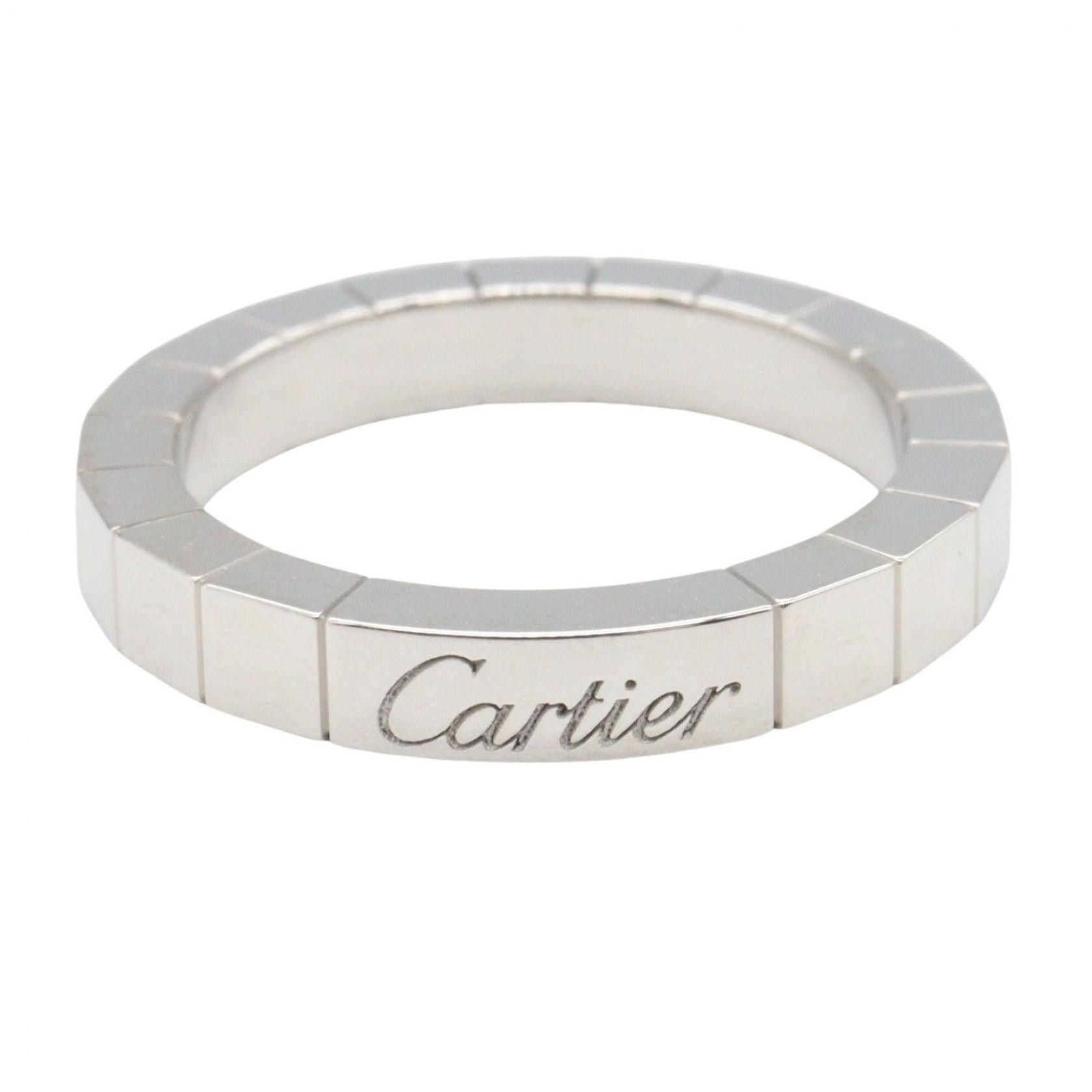 Cartier Cartier Cartier Lanieres Au750 White Gold Ring Size 8 Precious Metal Ring DUTY FREE for USA Size ONE SIZE - 2 Thumbnail