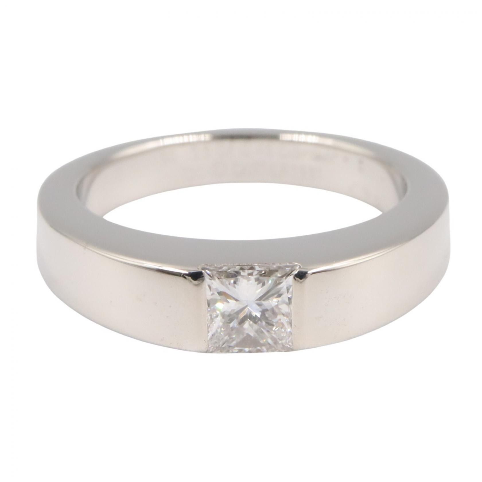 Cartier Cartier Cartier Tank Au750 Diamond Ring Size 9 Precious Metal Ring DUTY FREE for USA Size ONE SIZE - 2 Thumbnail