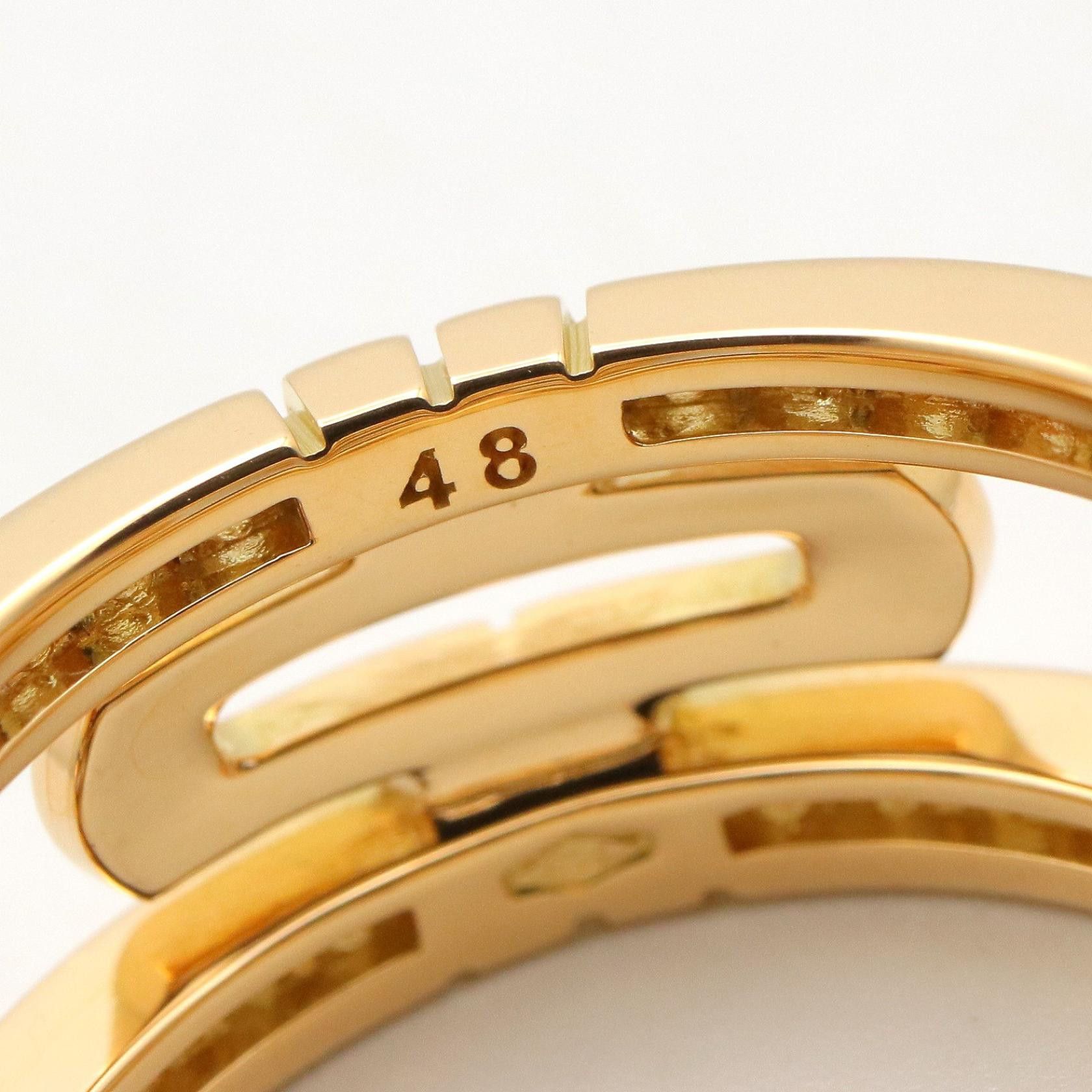 Bvlgari Bvlgari Bvlgari Parentesi Au750 Diamond Ring Size 7.5 Precious Metal Ring DUTY FREE for USA Size ONE SIZE - 5 Thumbnail