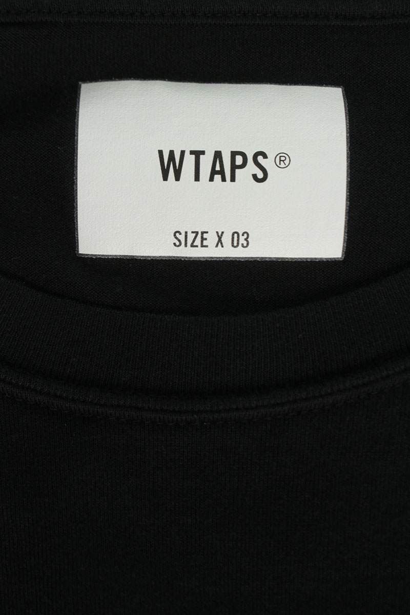 Wtaps WTAPS Logo Embroidered Long Sleeve Tee Black Size L Size US L / EU 52-54 / 3 - 3 Thumbnail