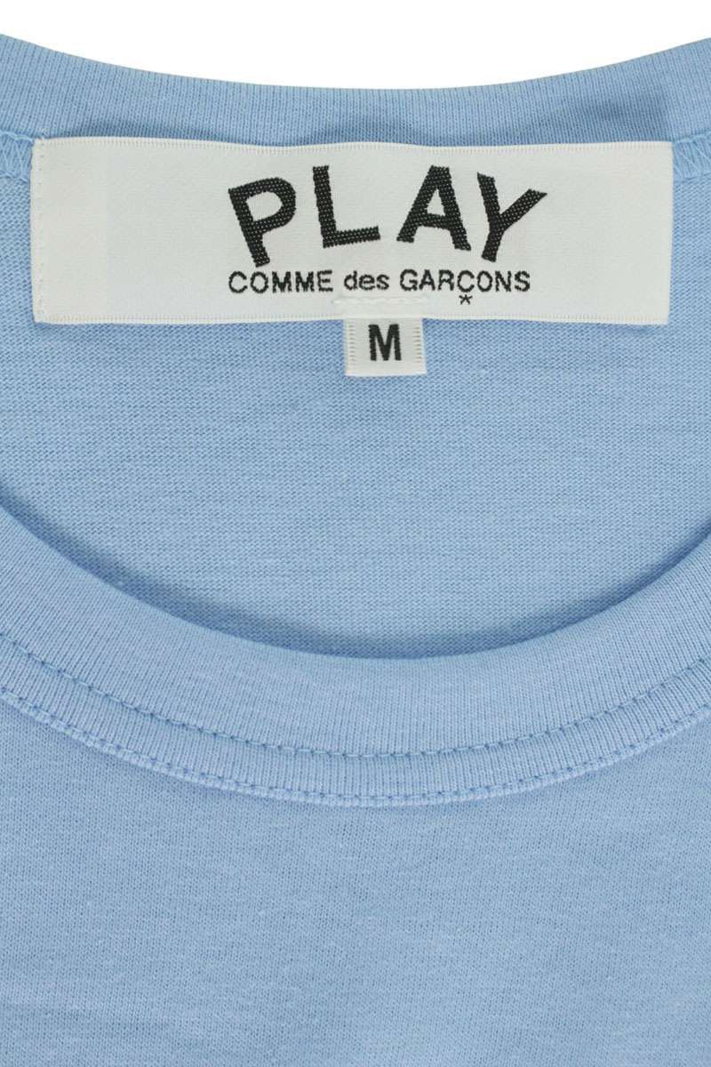 Comme des Garcons PLAY COMME des GARCONS Logo Patch T-Shirt Blue Size M Size US M / EU 48-50 / 2 - 3 Thumbnail
