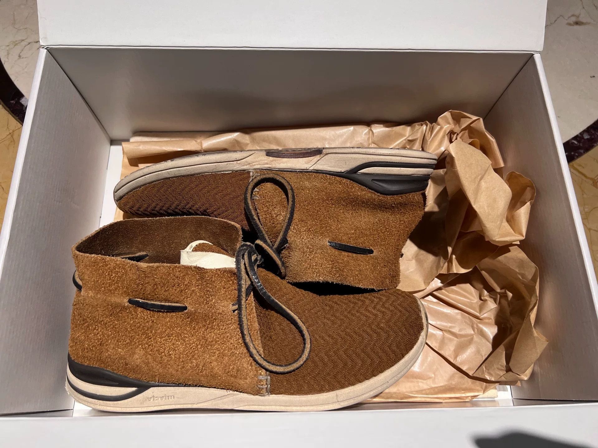 Visvim VISVIM WMV HURON MESH MOC-FOLK W Size US 6 / IT 36 - 6 Thumbnail