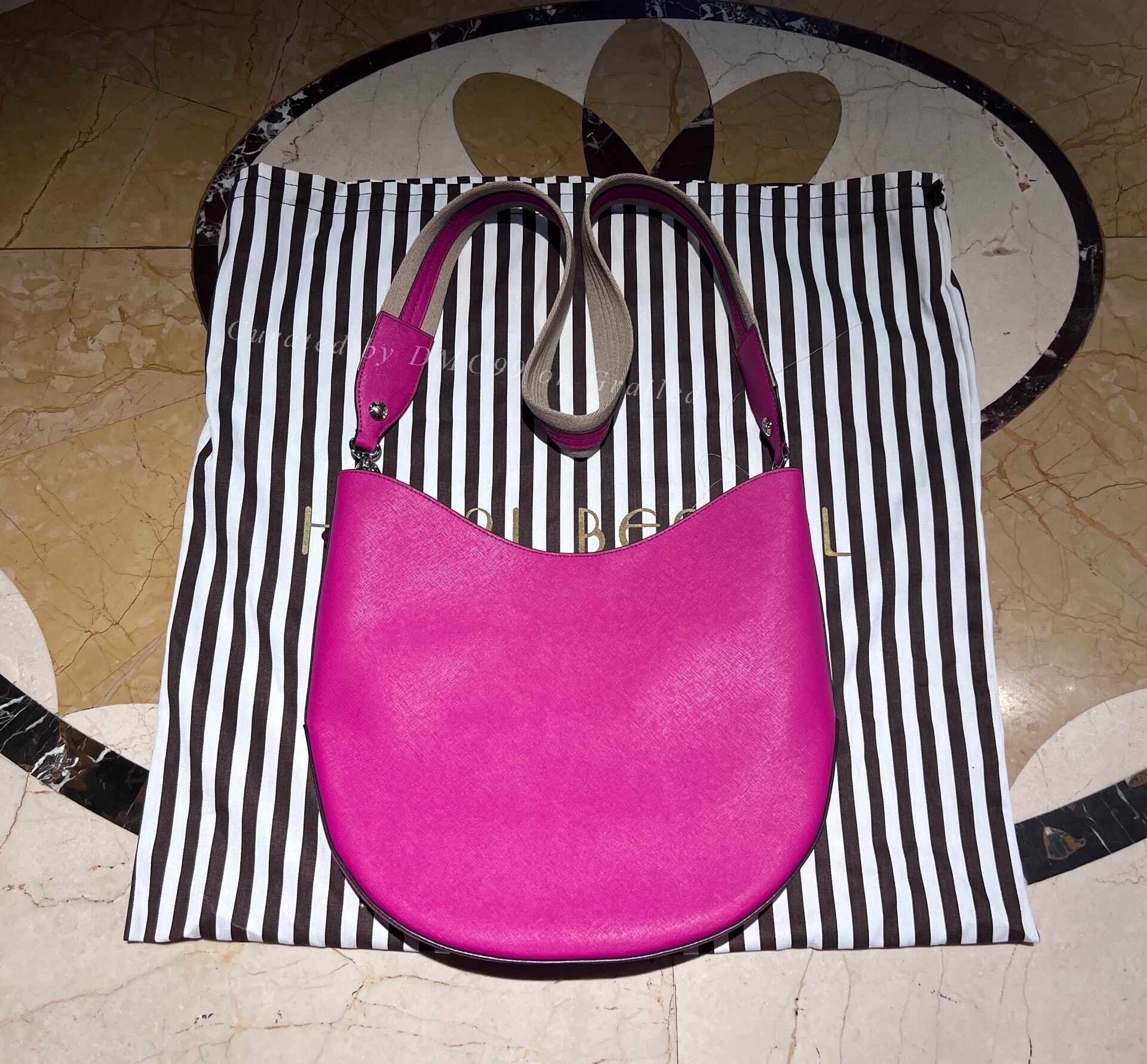 Vintage Black White Striped Bag Size ONE SIZE - 2 Thumbnail