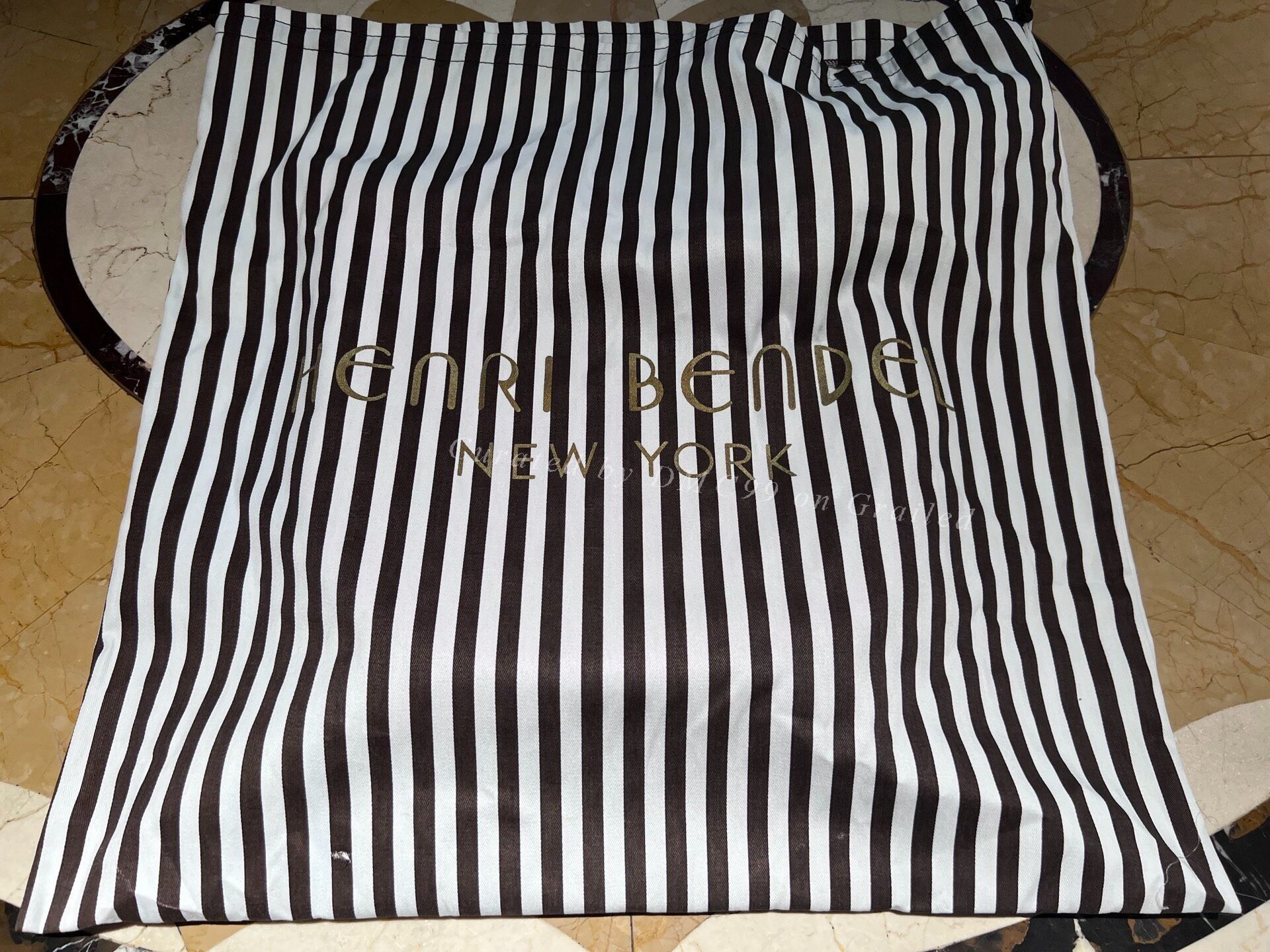 Vintage Black White Striped Bag Size ONE SIZE - 4 Thumbnail
