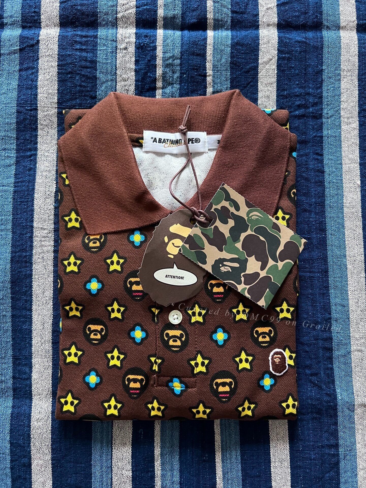 Bape BAPE MILO Polo Shirt Size US M / EU 48-50 / 2 - 2 Thumbnail
