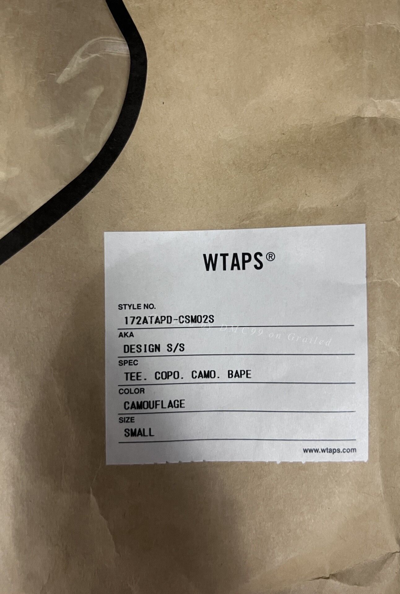 Vintage WTAPS x BAPE Limited Collaboration T-Shirt Size US S / EU 44-46 / 1 - 5 Thumbnail