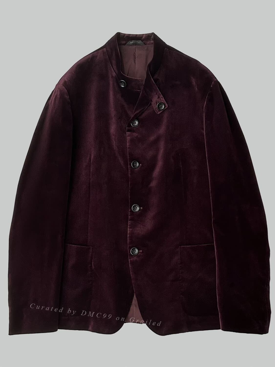 Giorgio Armani Armani Vintage Velvet Jacket Size US M / EU 48-50 / 2 - 2 Thumbnail