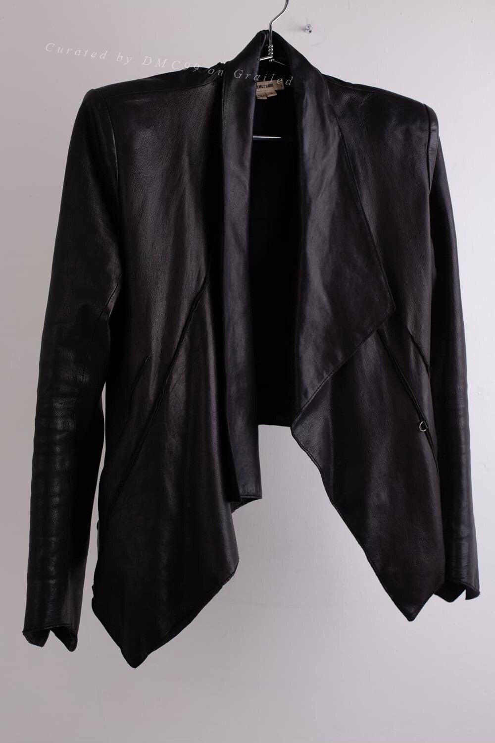 Helmut Lang Helmut Lang Vintage Leather Jacket Size L / US 10 / IT 46 - 9 Thumbnail