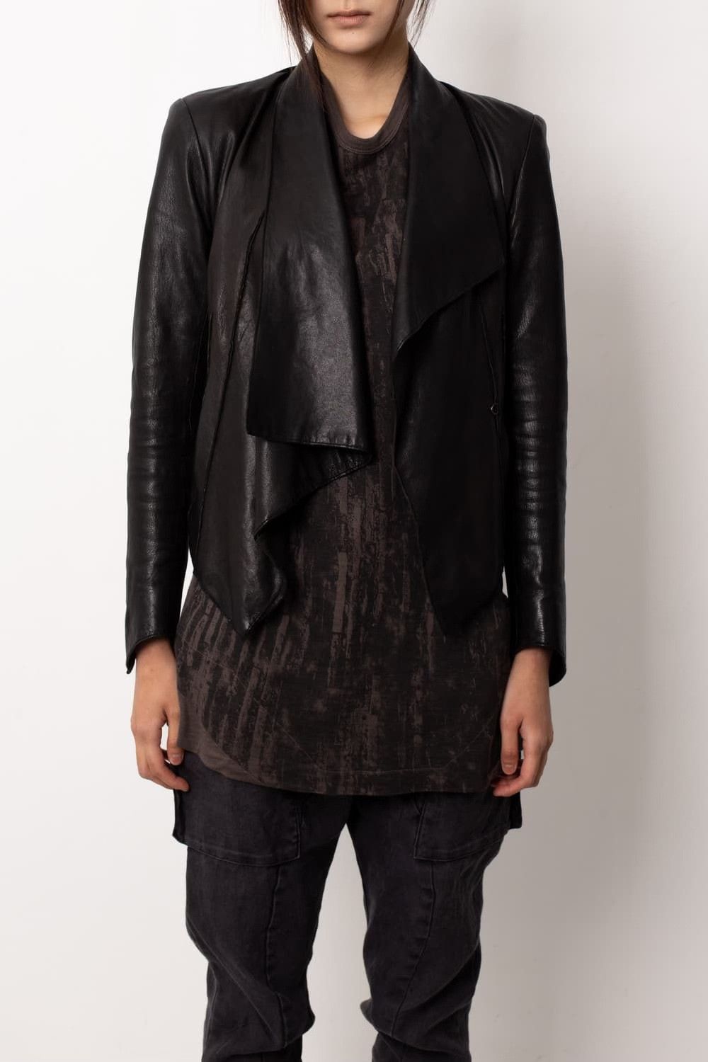Helmut Lang Helmut Lang Vintage Leather Jacket Size L / US 10 / IT 46 - 2 Thumbnail