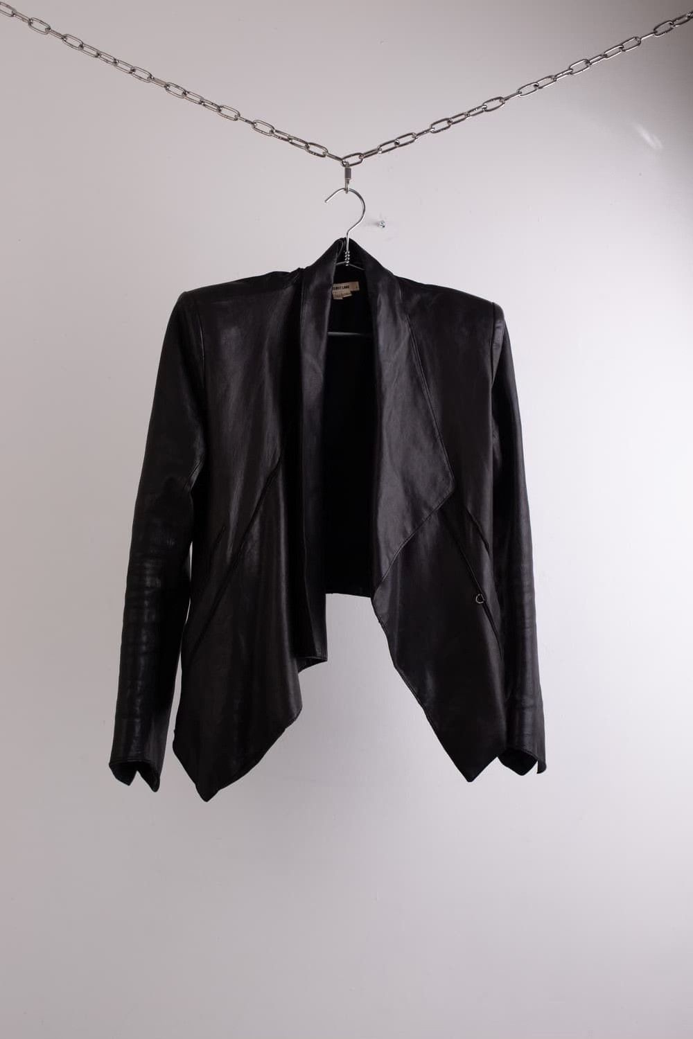 Helmut Lang Helmut Lang Vintage Leather Jacket Size L / US 10 / IT 46 - 5 Thumbnail
