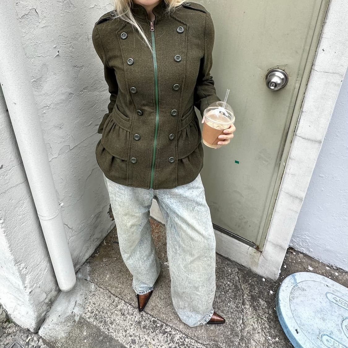 Vintage Vintage Napoleon Military Cargo Jacket Size US M / EU 48-50 / 2 - 3 Thumbnail