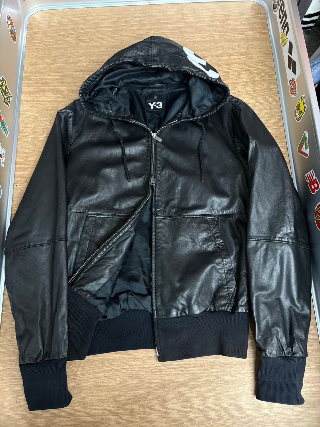 Y-3 Y-3 Leather Jacket with Hood Size US XL / EU 56 / 4 - 3 Thumbnail